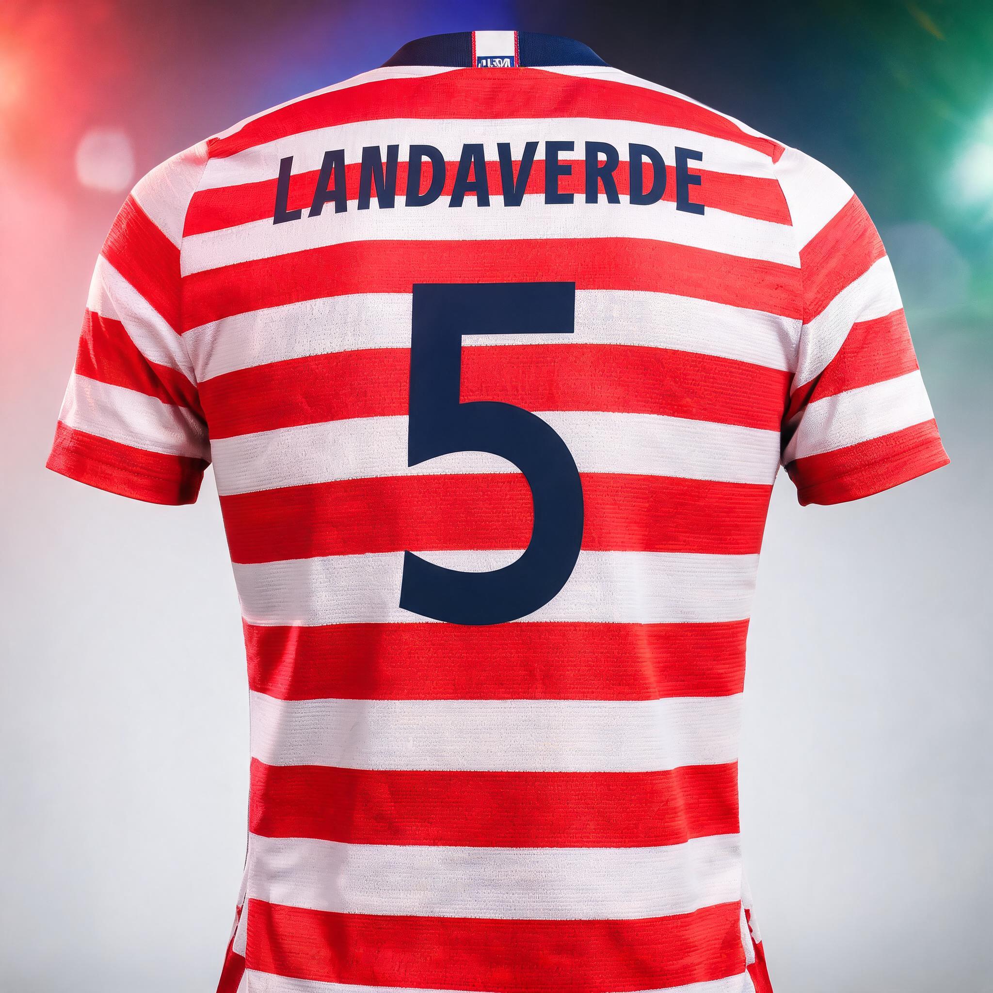 "Landaverde 5" — Sports Football | AI Text Effect Generator