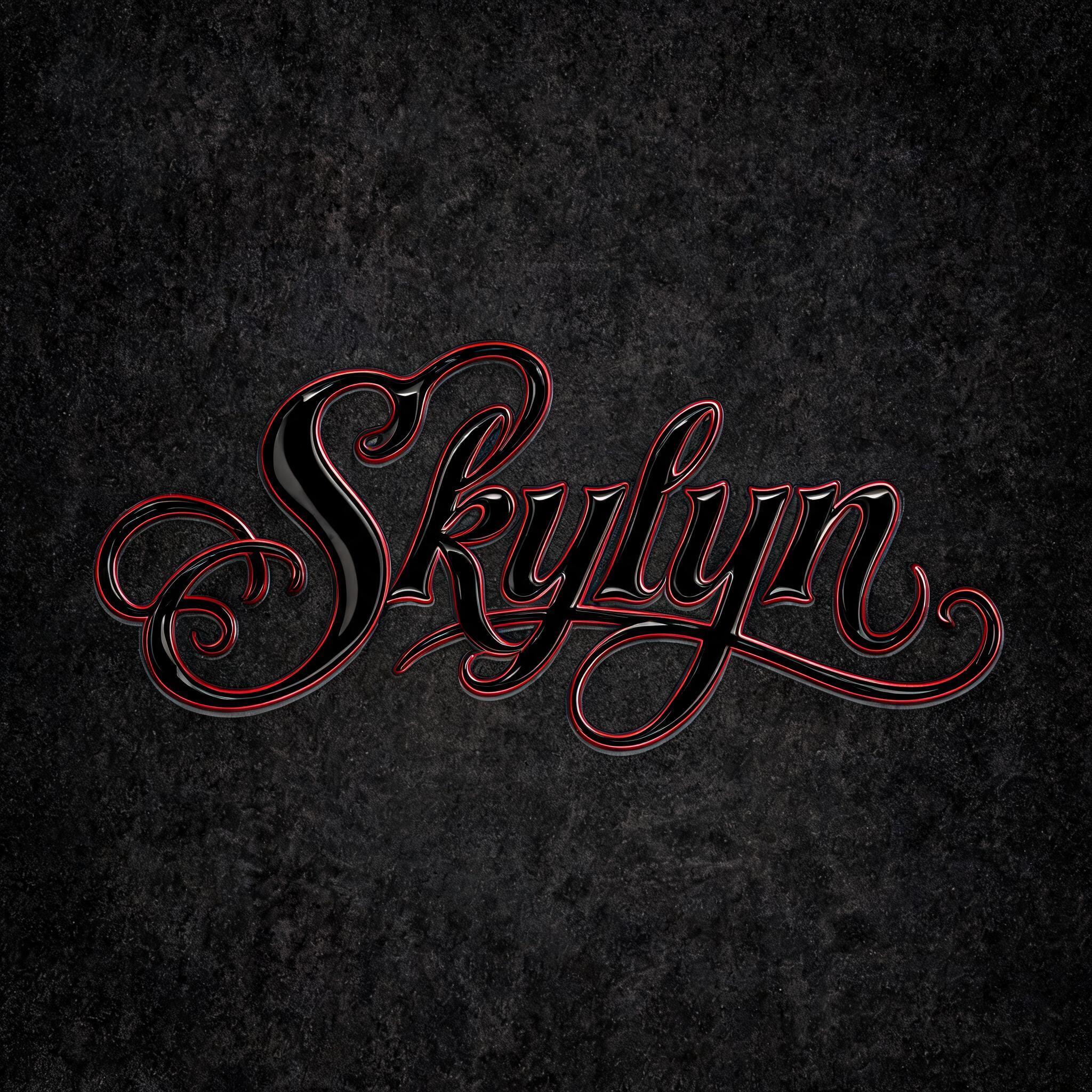 "Skylyn" — Chicano | AI Text Effect Generator