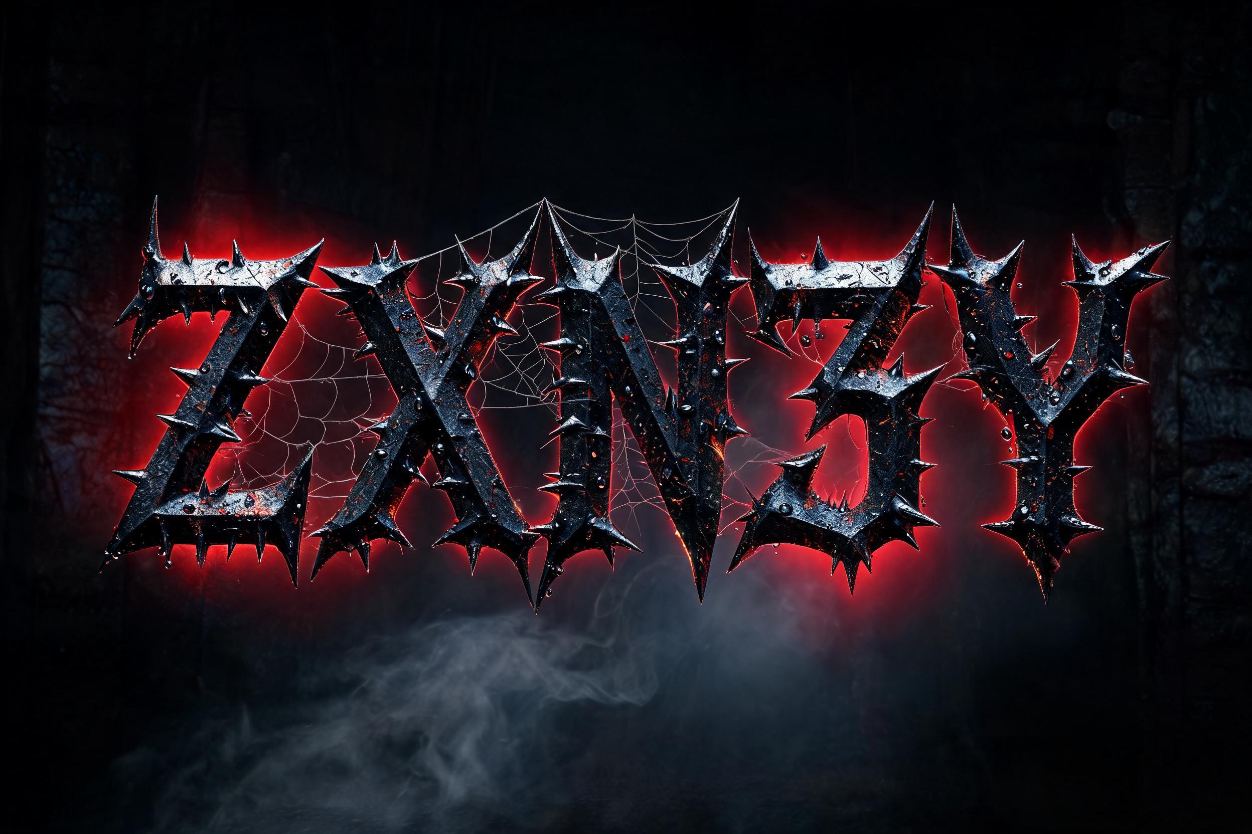 "ZXN3Y" — Gothic Dark | AI Text Effect Generator