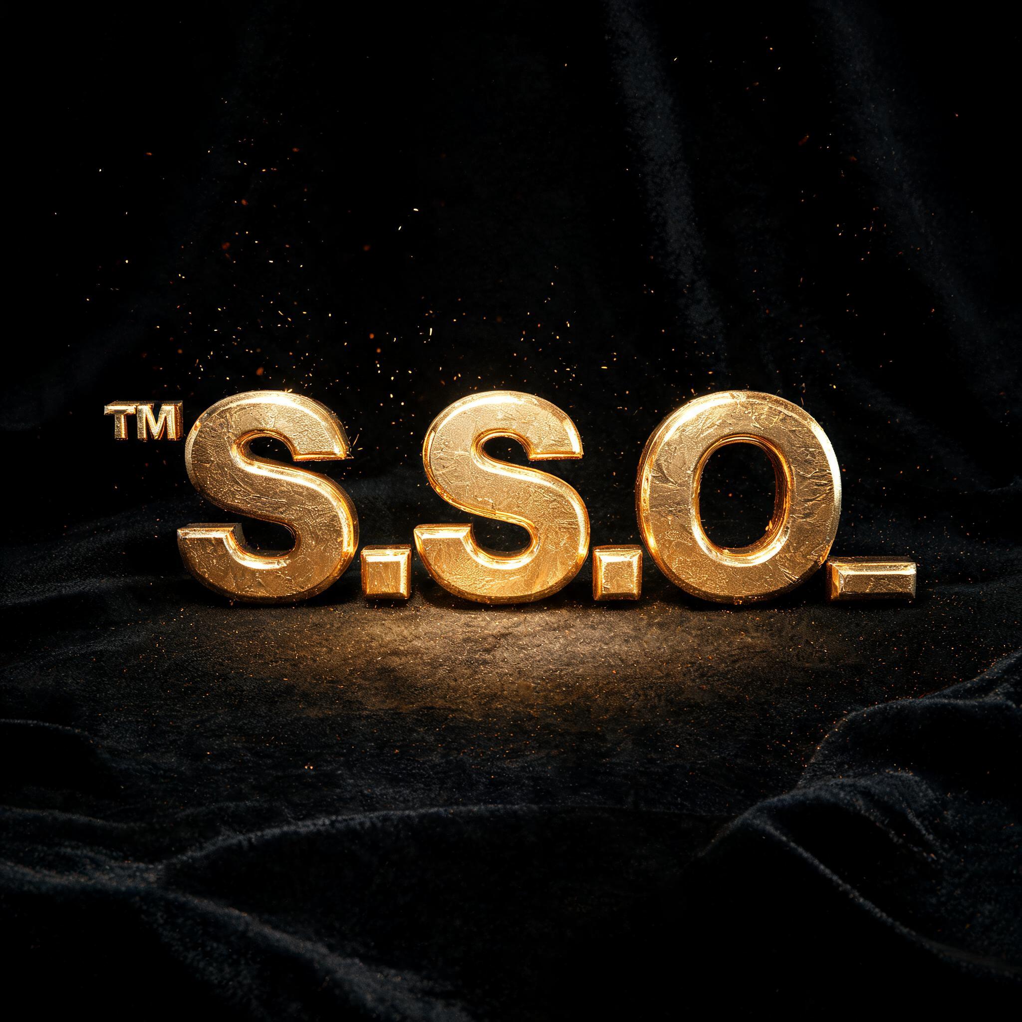 "™S.S.O_" — Luxury Gold | AI Text Effect Generator