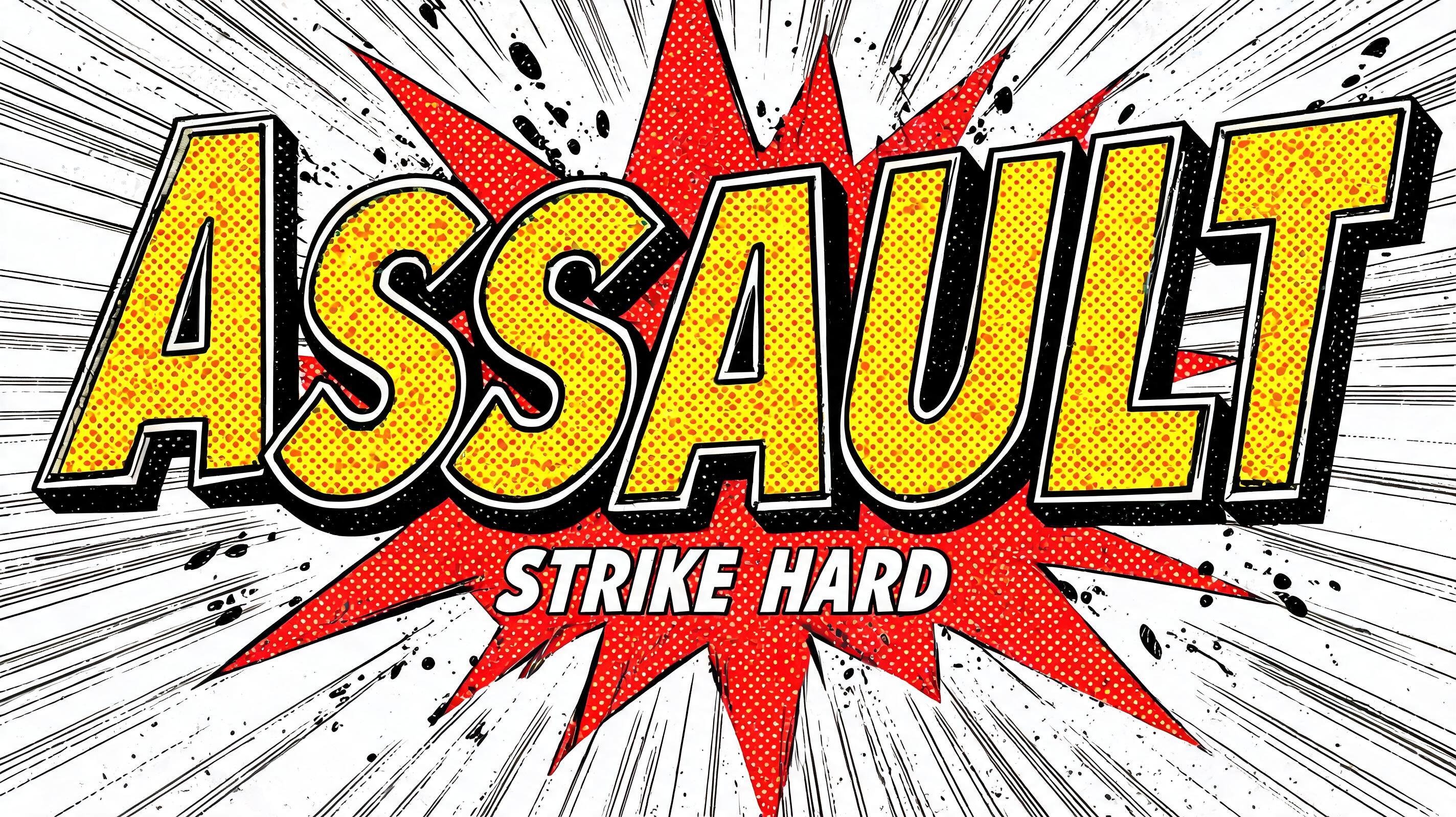 "ASSAULT" — Comic Book | AI Text Effect Generator