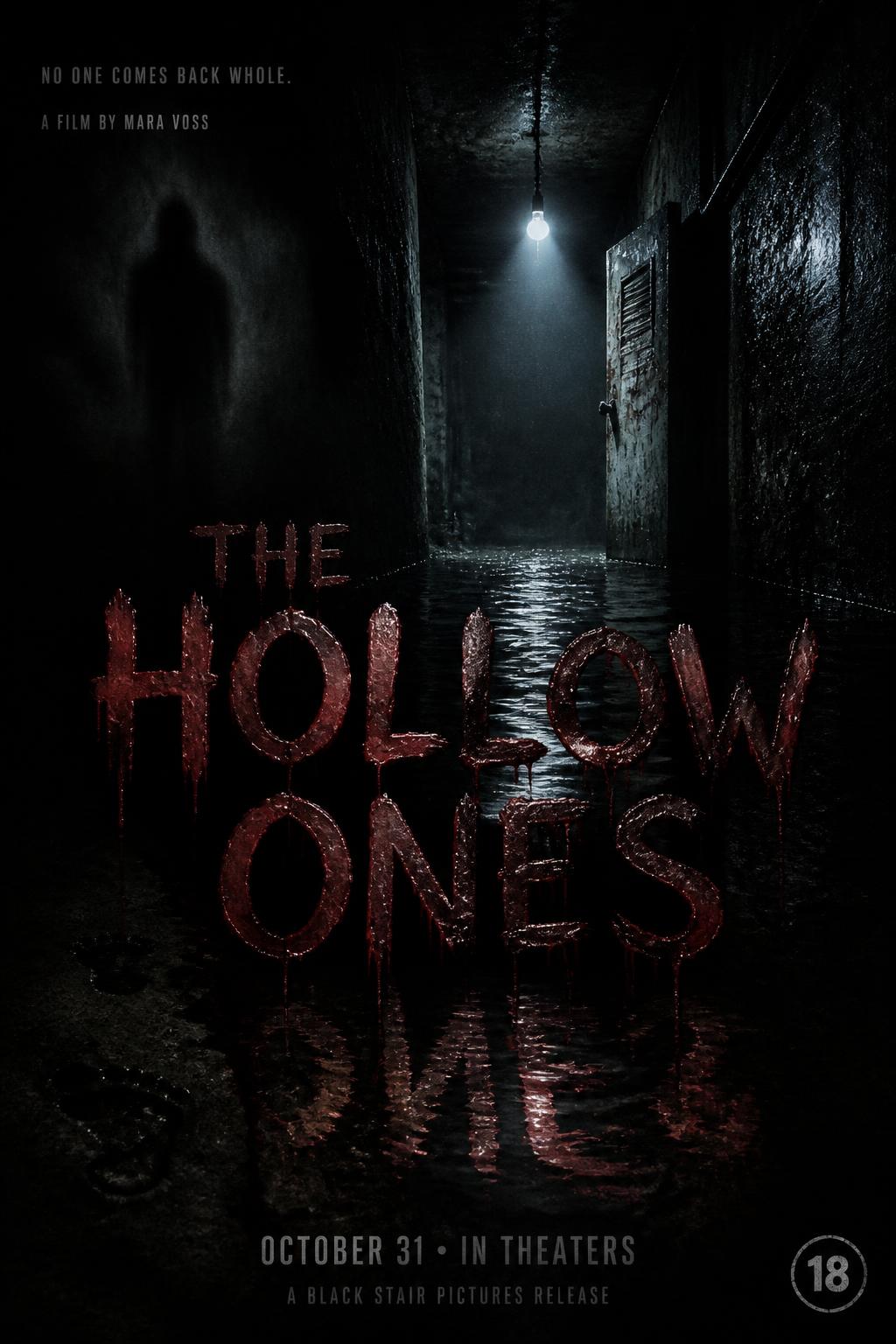 THE HOLLOW ONES
NO ONE COMES BACK WHOLE.
A FILM BY MARA VOSS
OCTOBER 31 • IN THEATERS
A BLACK STAIR PICTURES RELEASE
18