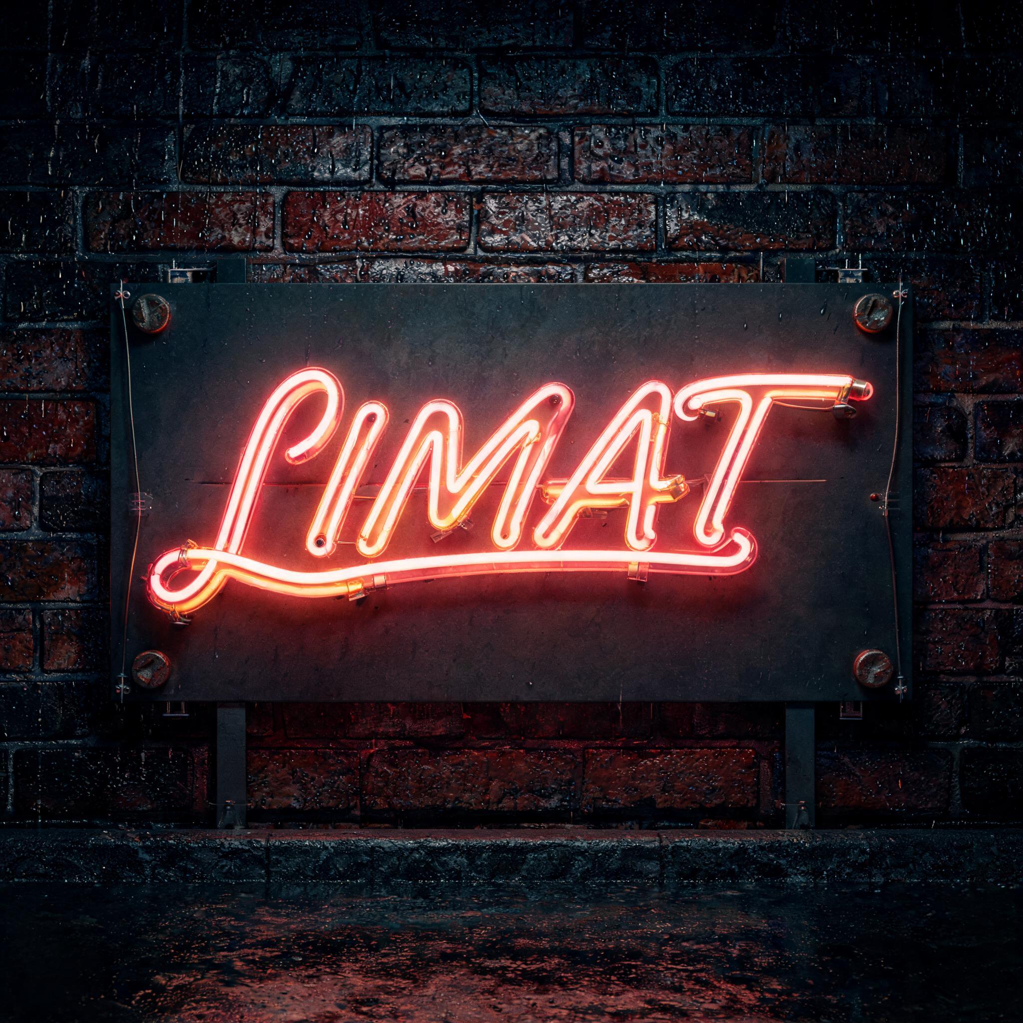"LIMAT" — Neon Sign | AI Text Effect Generator
