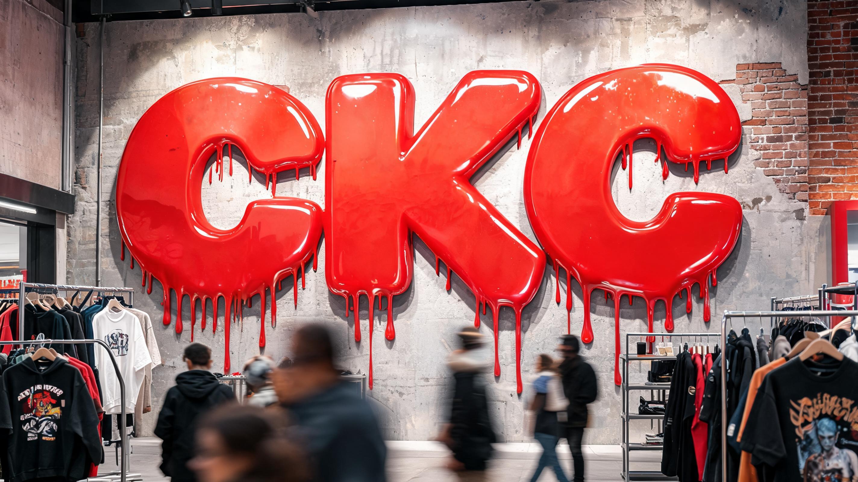 "CKC" — Drip Font | AI Text Effect Generator