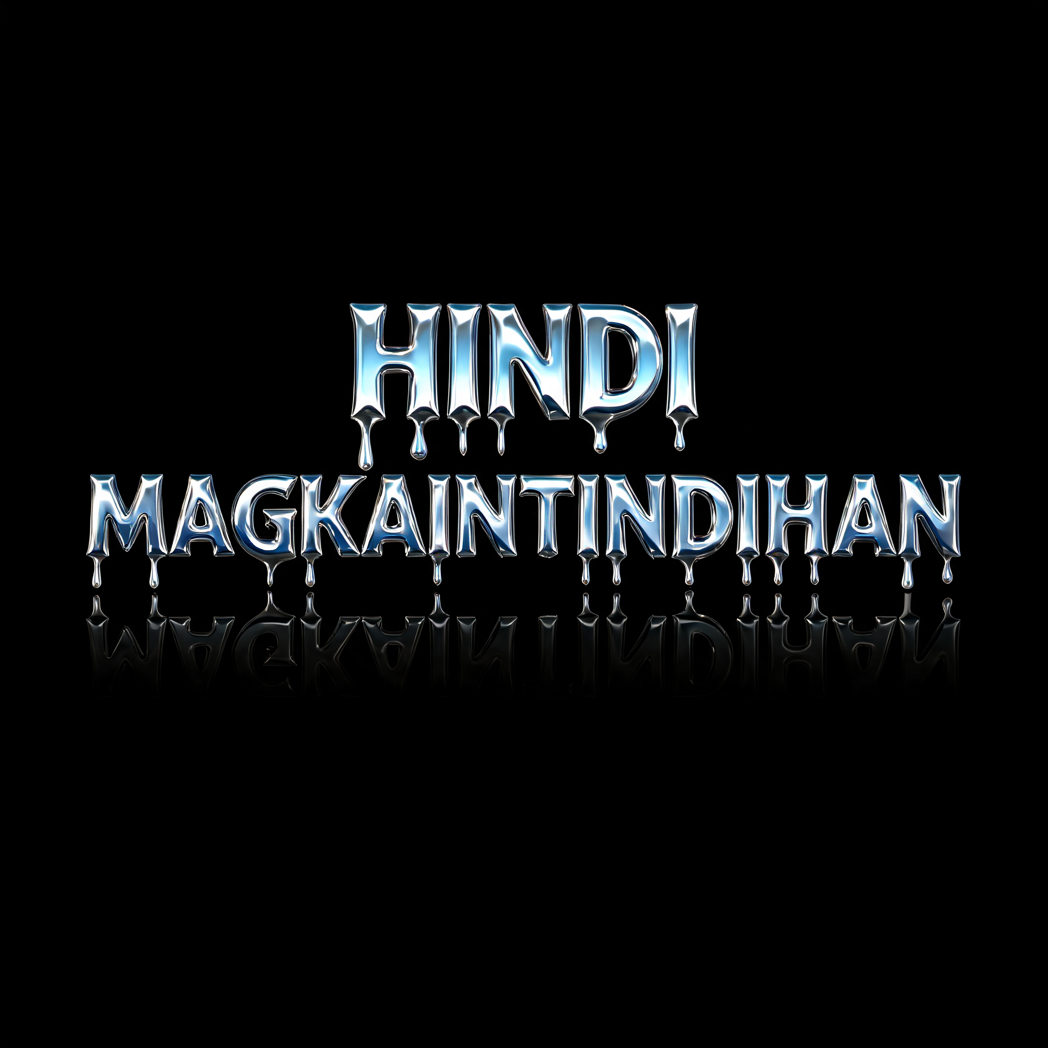 "Hindi Magkaintindihan" — Cyberpunk Chrome text effect