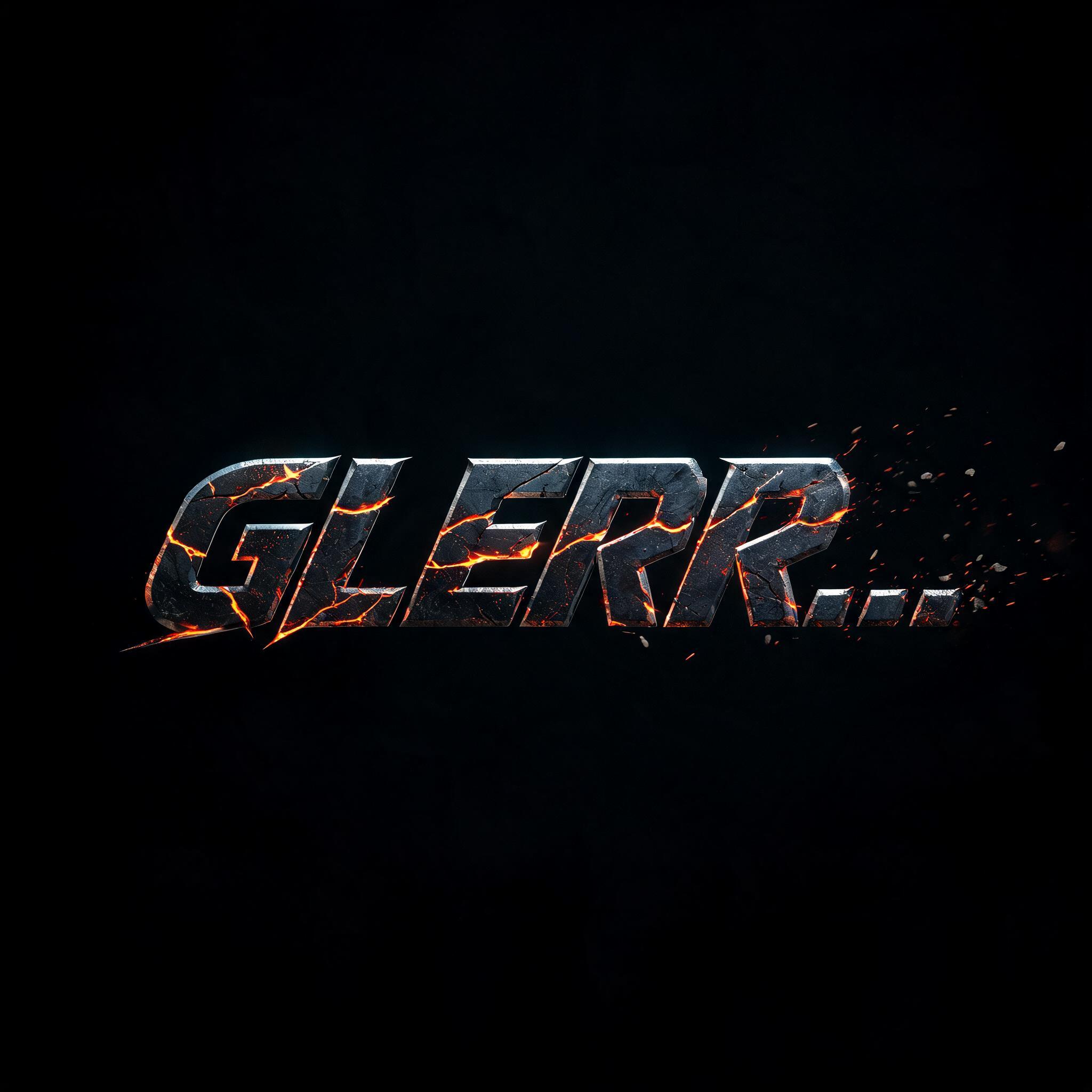 "GLERR..." — Post Apocalyptic | AI Text Effect Generator