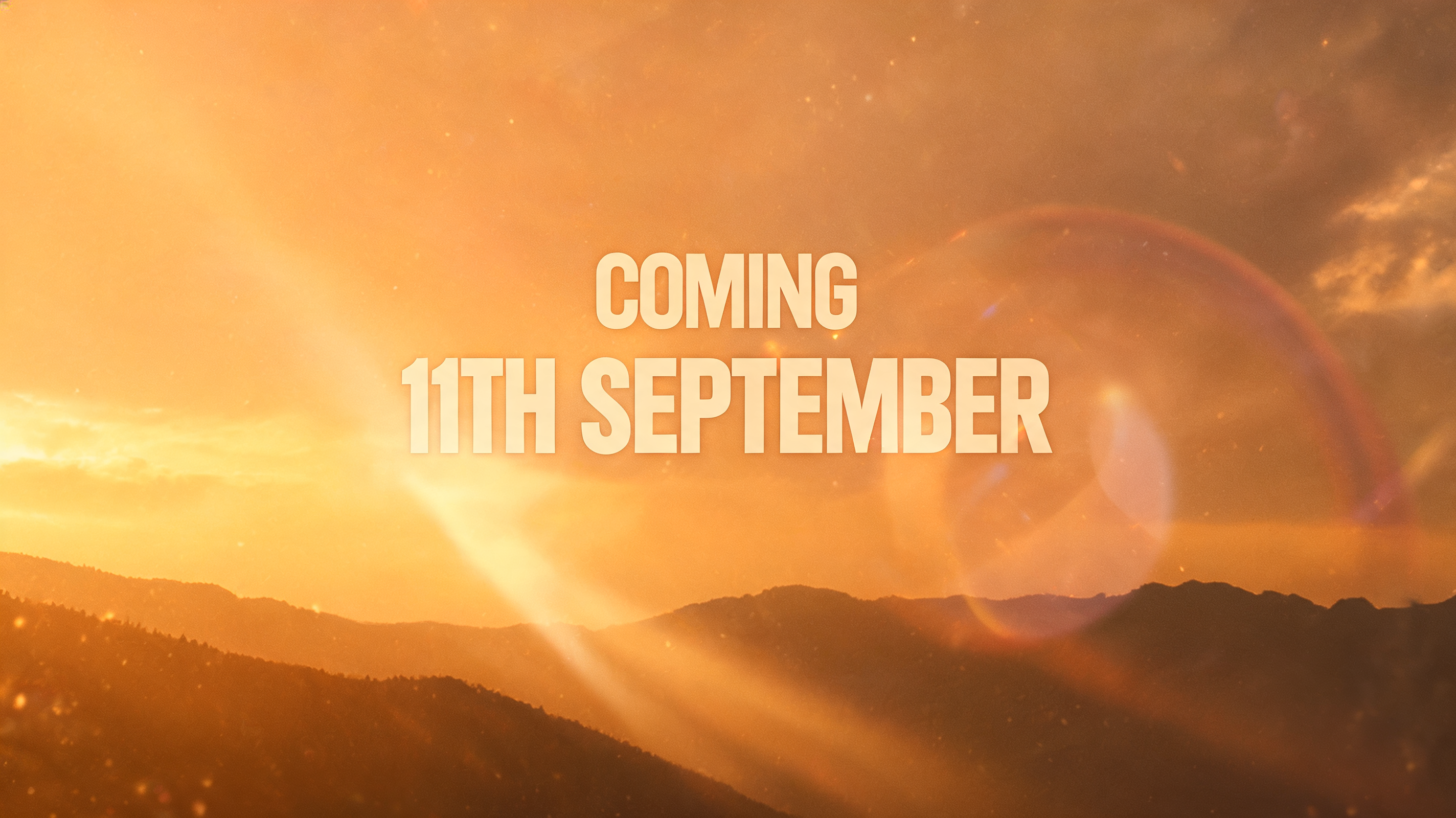 "COMING 11TH SEPTEMBER" — Cinematic | AI Text Effect Generator