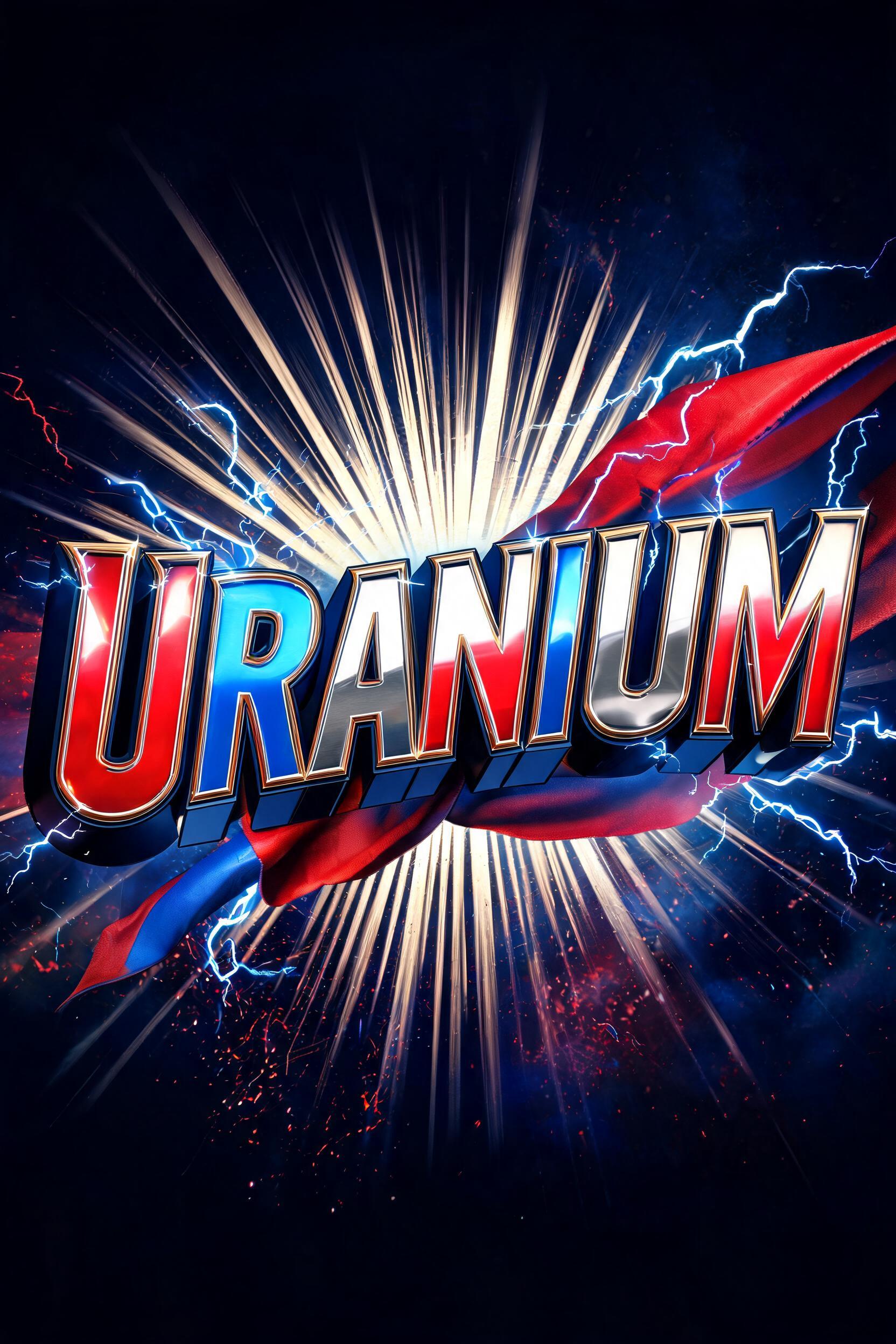 "URANIUM" — Superhero | AI Text Effect Generator