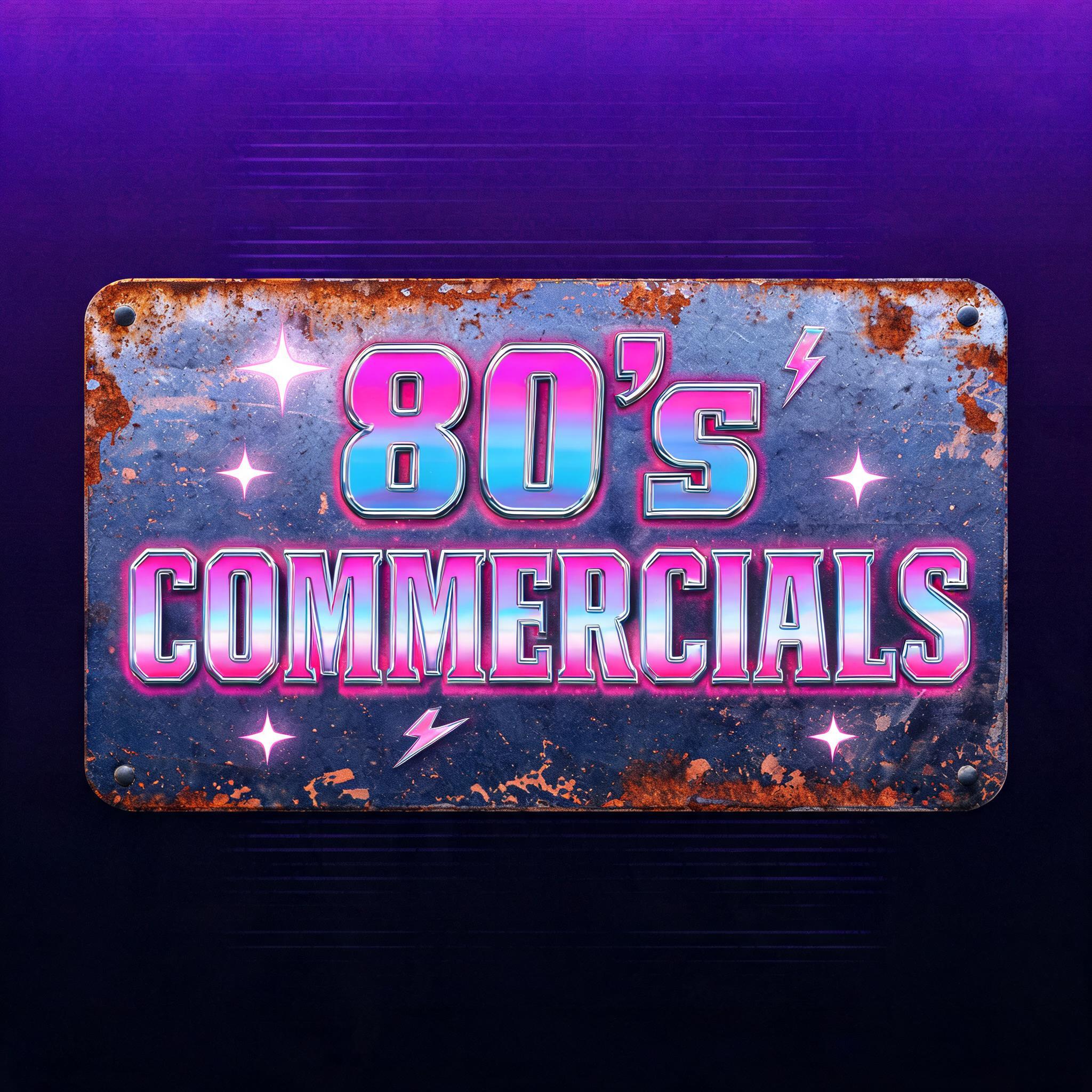 "80's COMMERCIALS" — Vintage | AI Text Effect Generator
