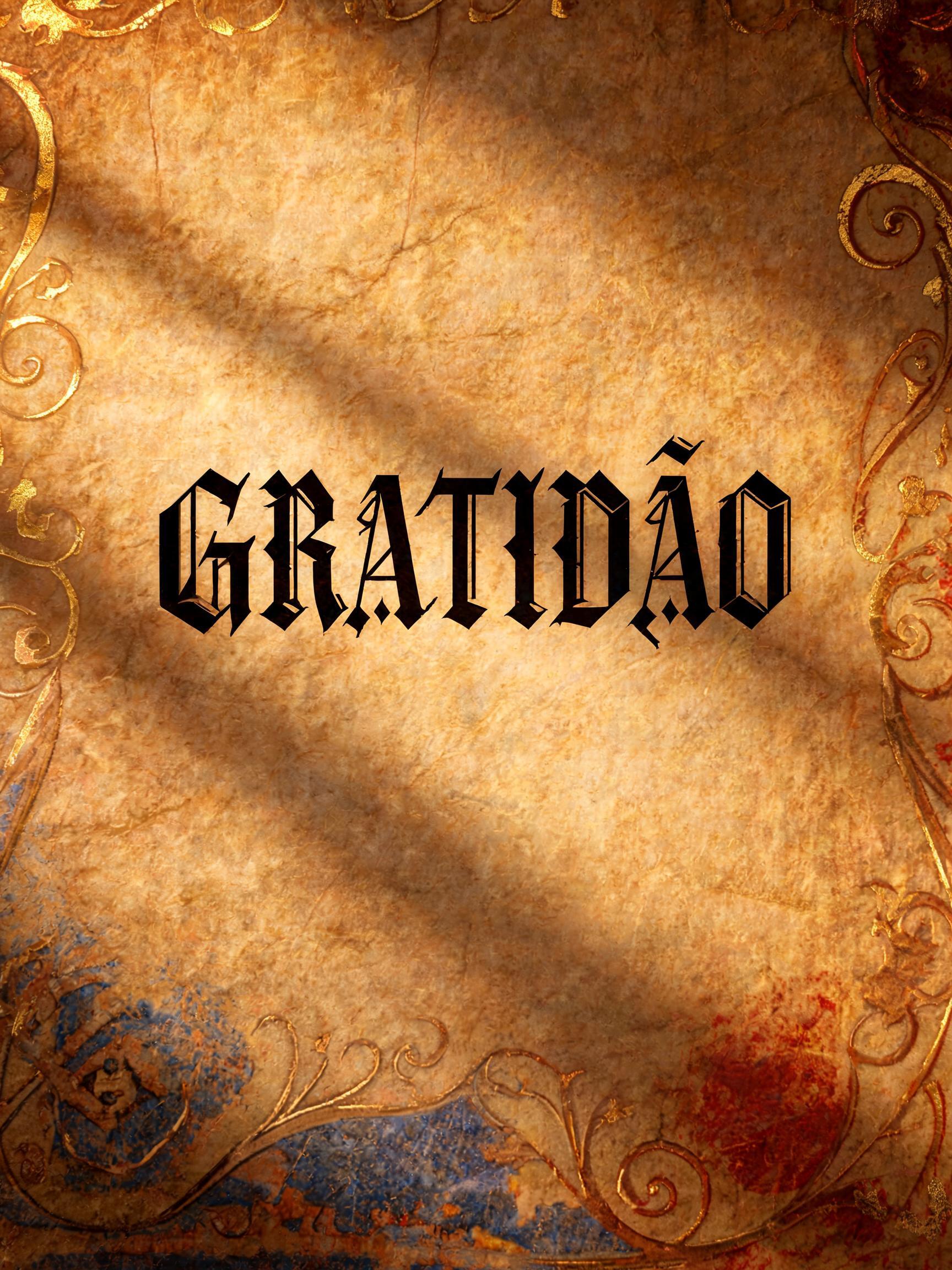 "Gratidão" —  | AI Text Effect Generator