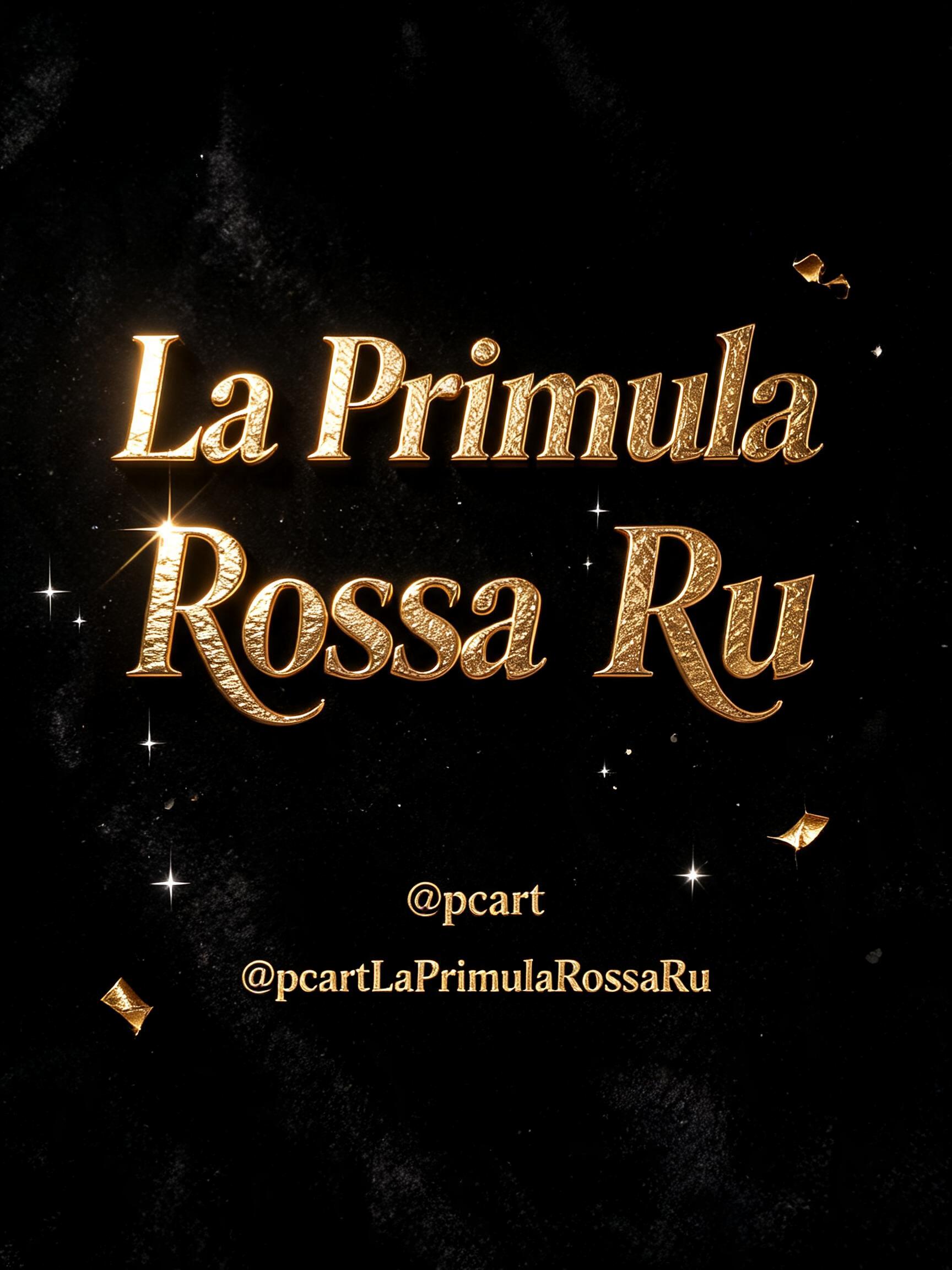 "La Primula Rossa Ru
©pcart
©pcartLaPrimulaRossaRu" — Luxury Gold | AI Text Effect Generator