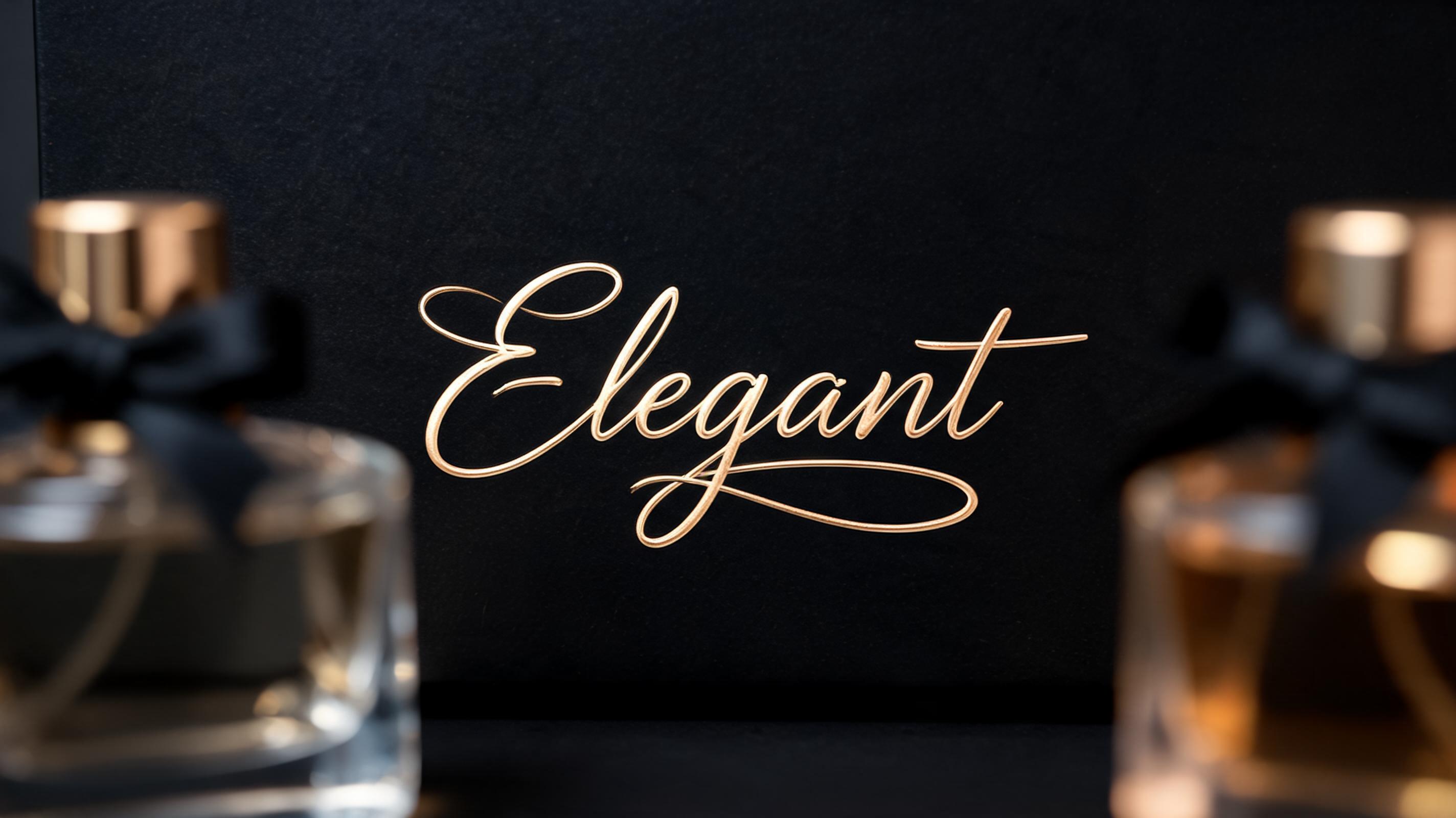 "Elegant" — Elegant Script | AI Text Effect Generator