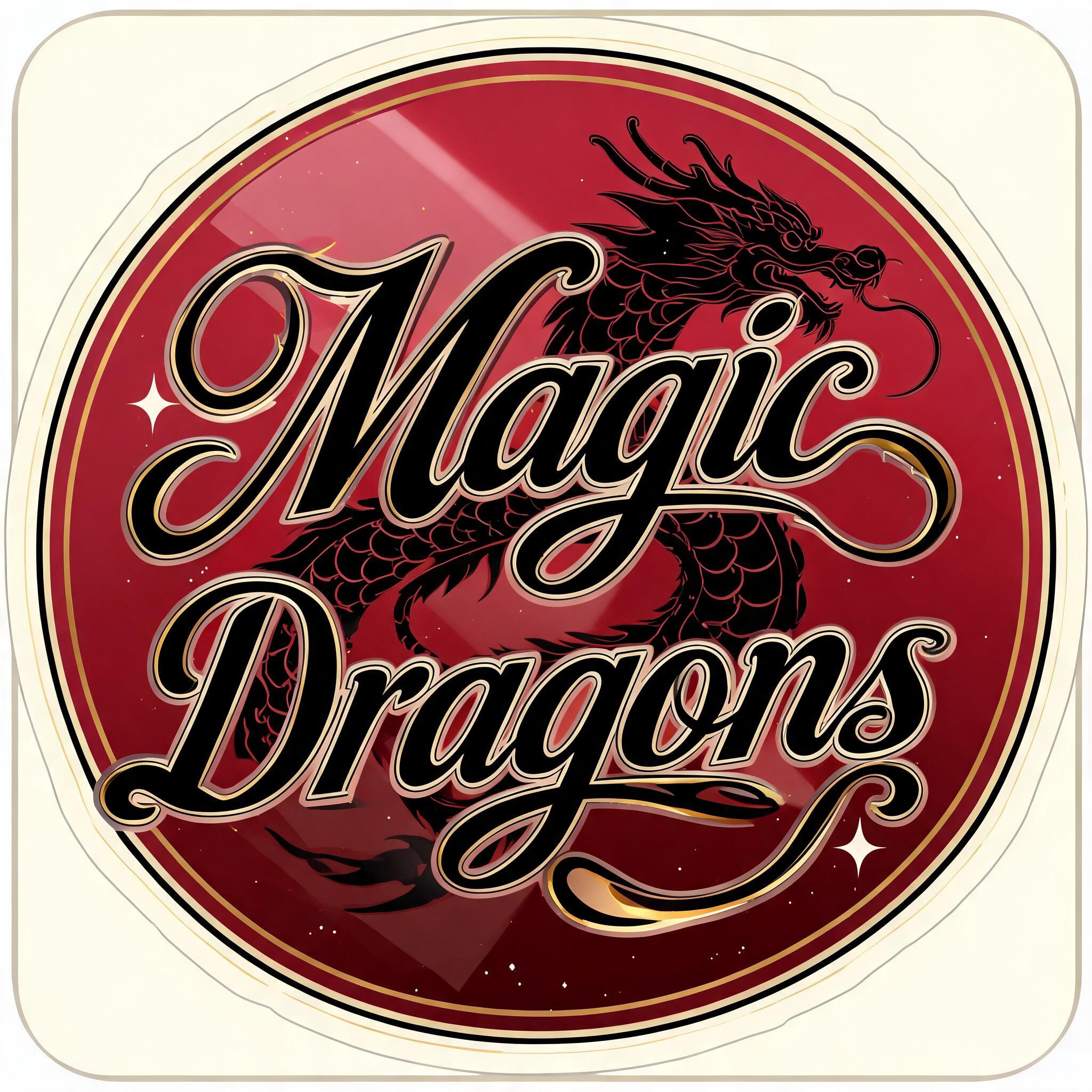 "Magic Dragons" — Chicano | AI Text Effect Generator