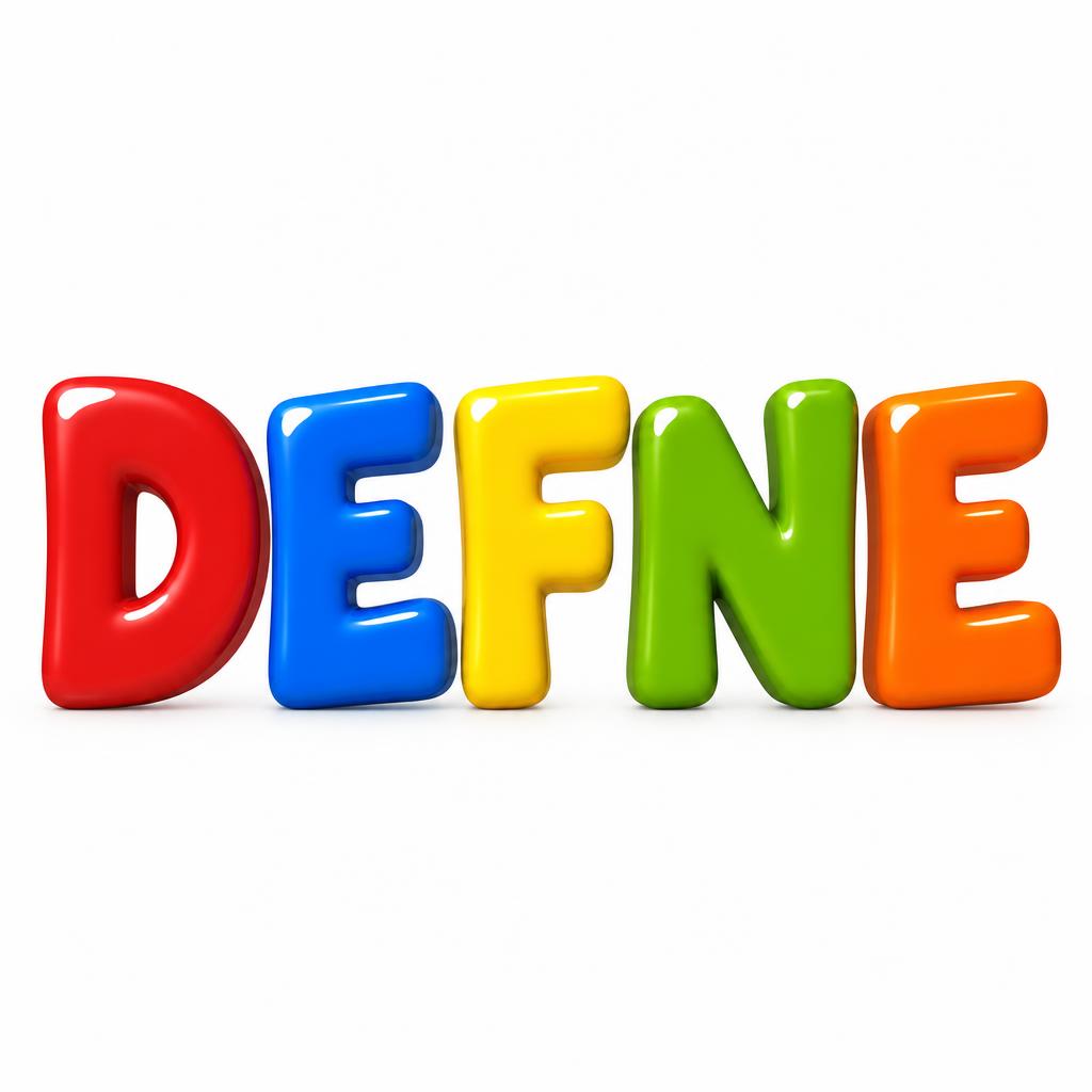 "DEFNE" — 3d Bold | AI Text Effect Generator