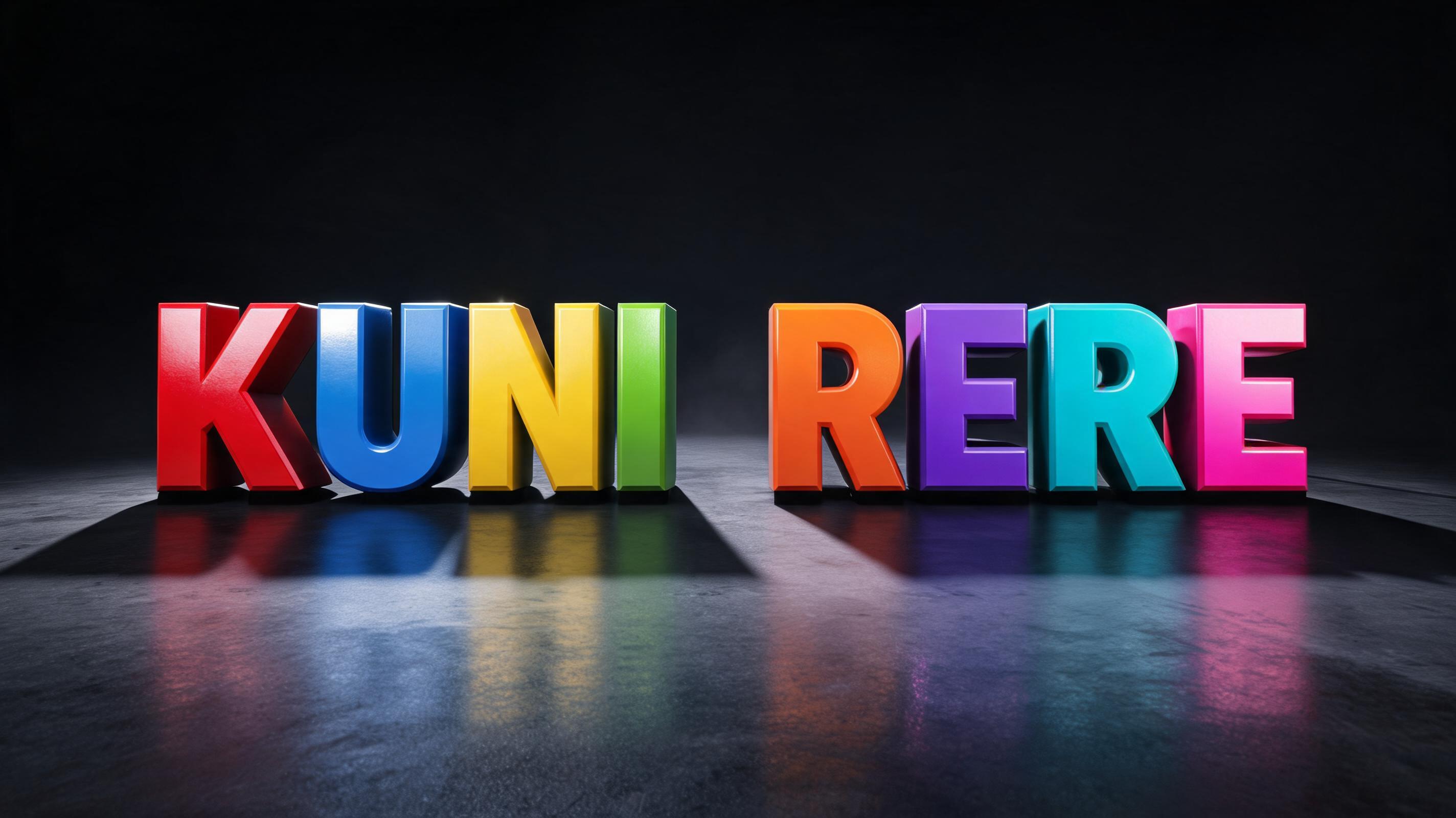 "KUNI RERE
" — 3d Bold | AI Text Effect Generator