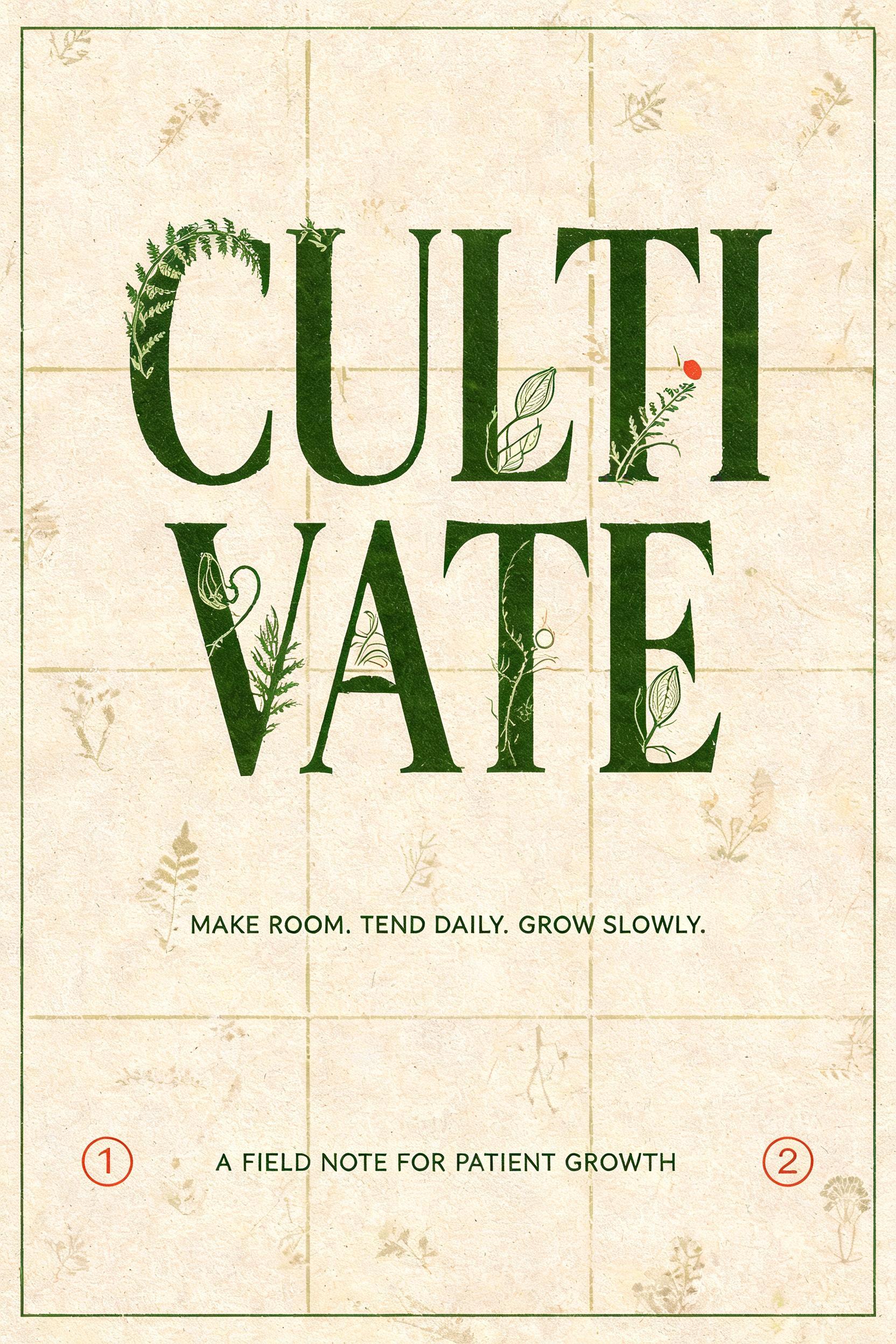 "Cultivate" — Comic Book | AI Text Effect Generator
