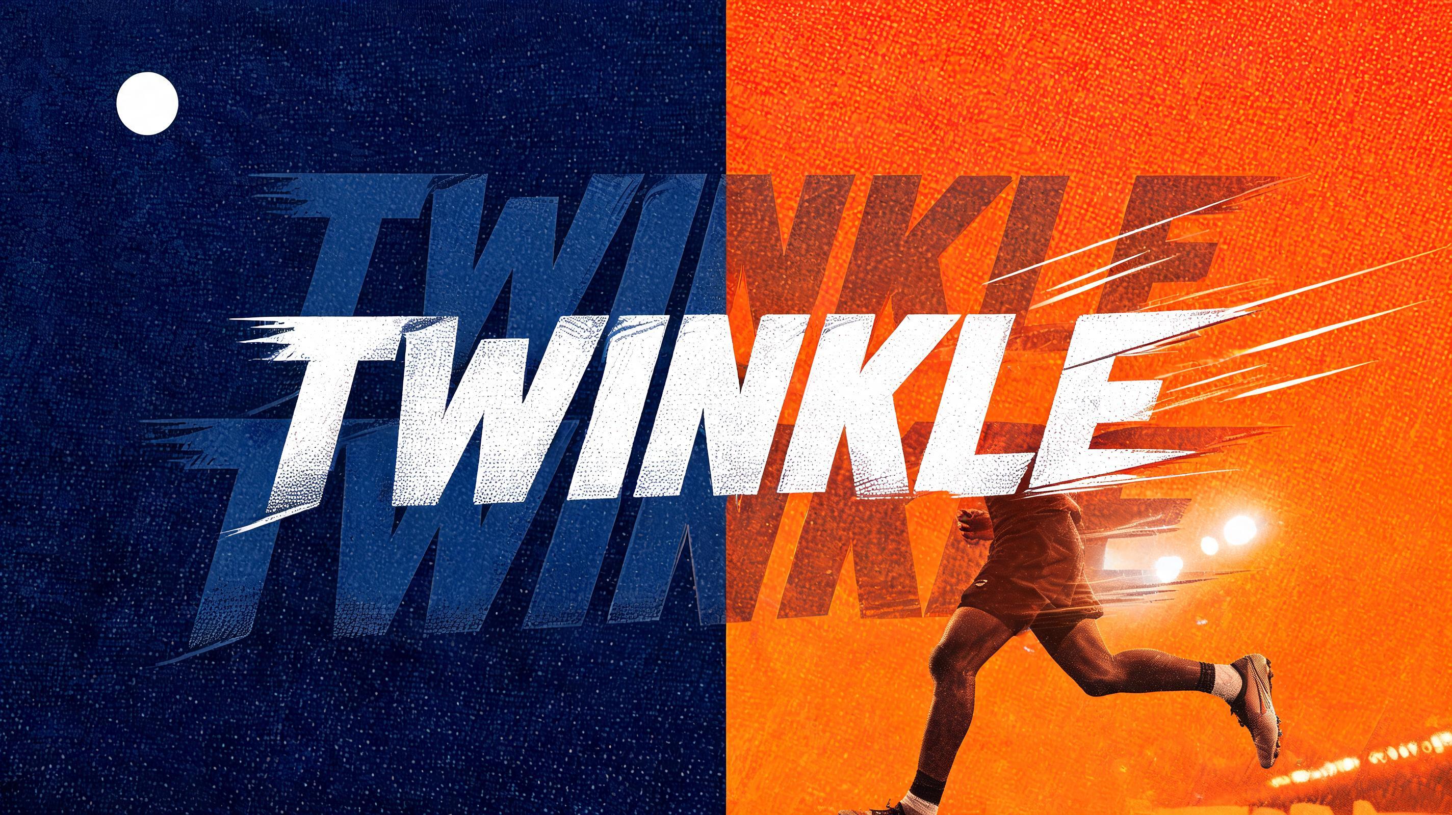 "TWINKLE" — Sports | AI Text Effect Generator