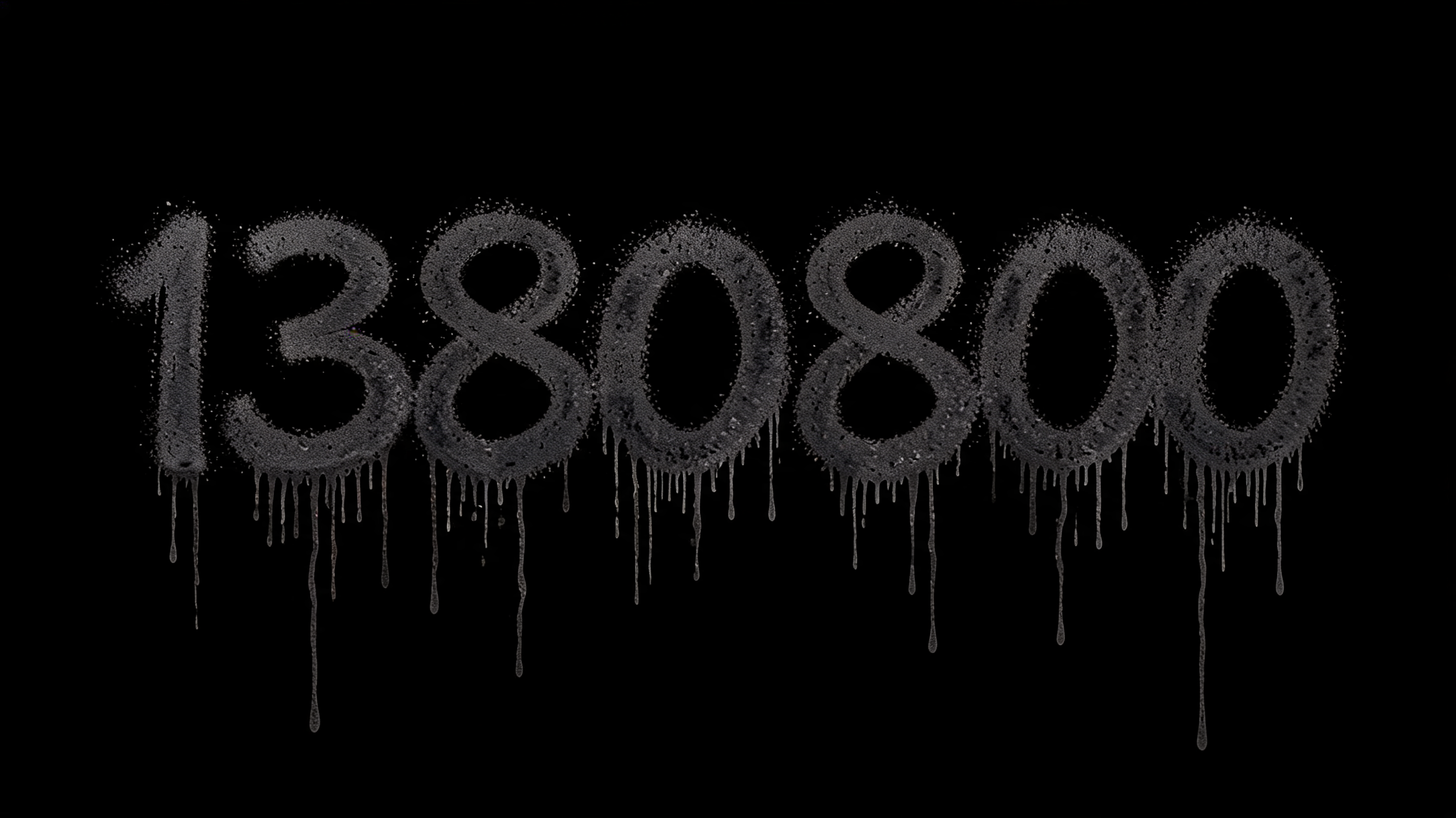 "13800800" — Stencil | AI Text Effect Generator