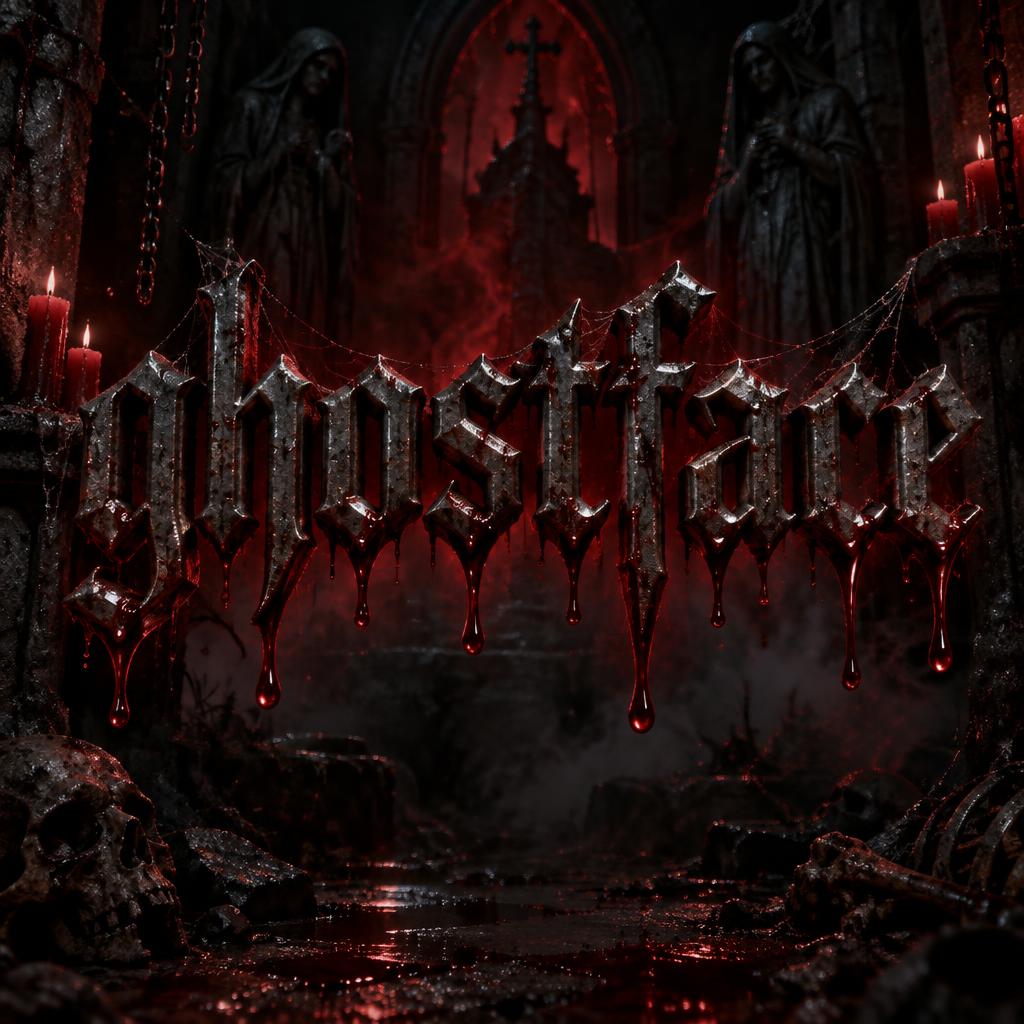 "ghostface" — Gothic Dark | AI Text Effect Generator