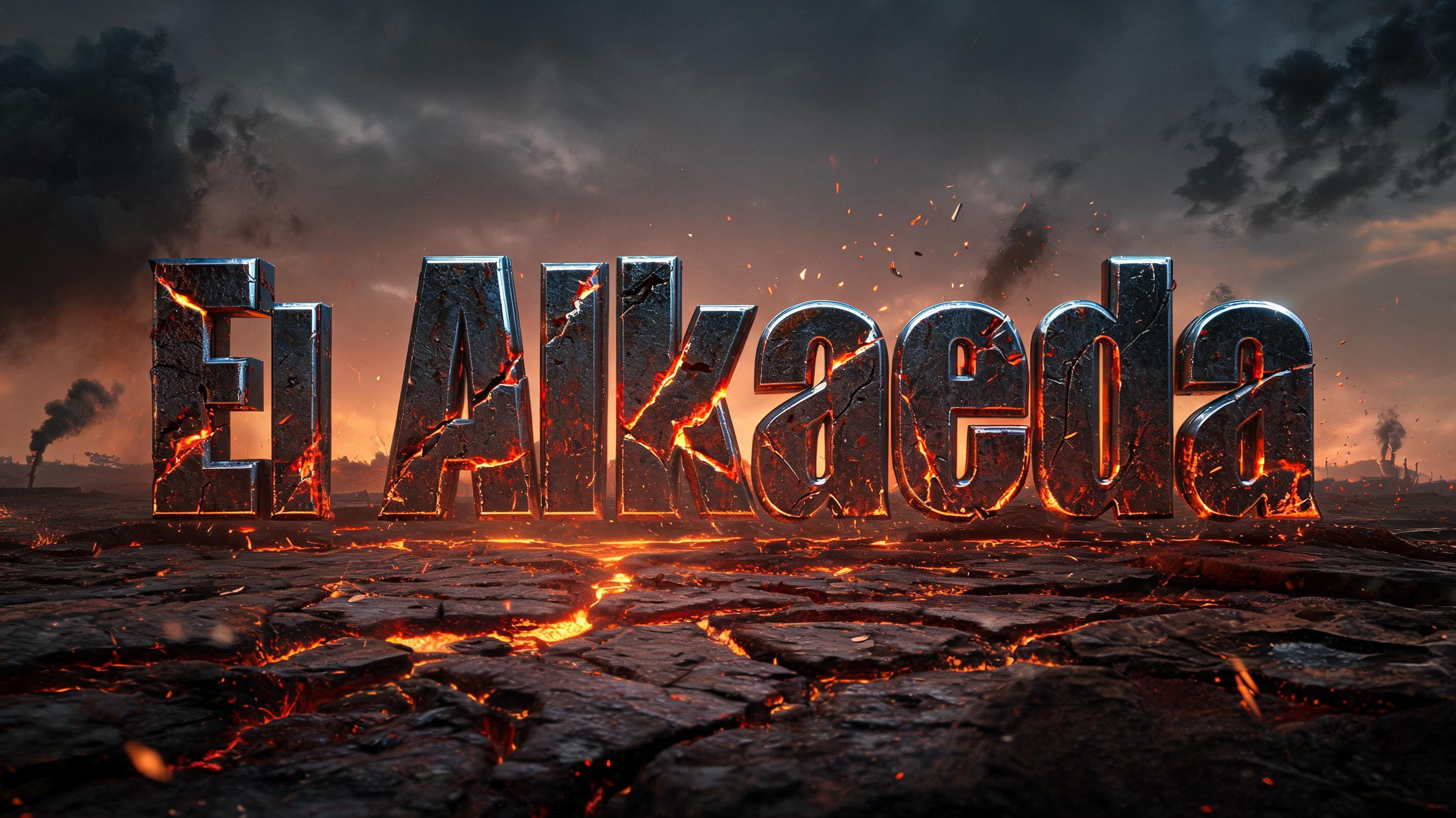 "El Alkaeda" — Post Apocalyptic | AI Text Effect Generator