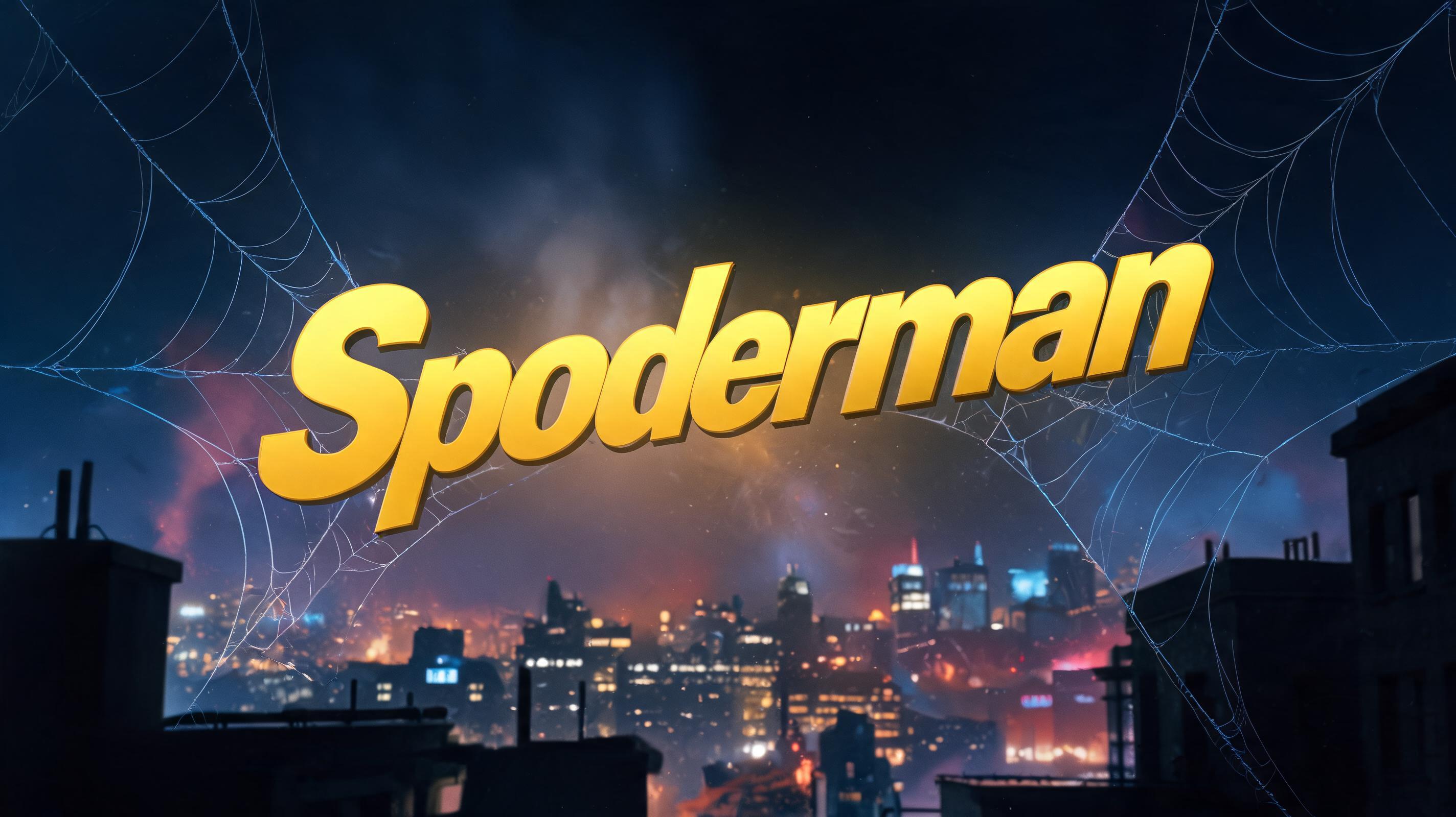 "Spoderman
" — Spider Hero | AI Text Effect Generator