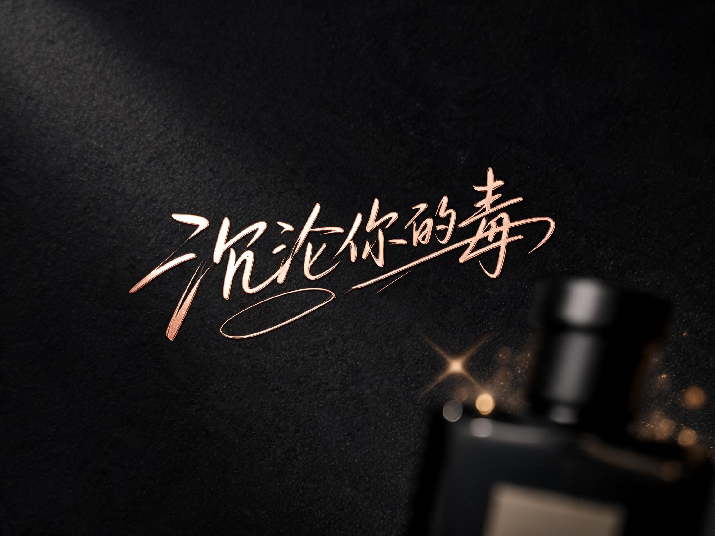 "沉沦你的毒" — Elegant Script | AI Text Effect Generator