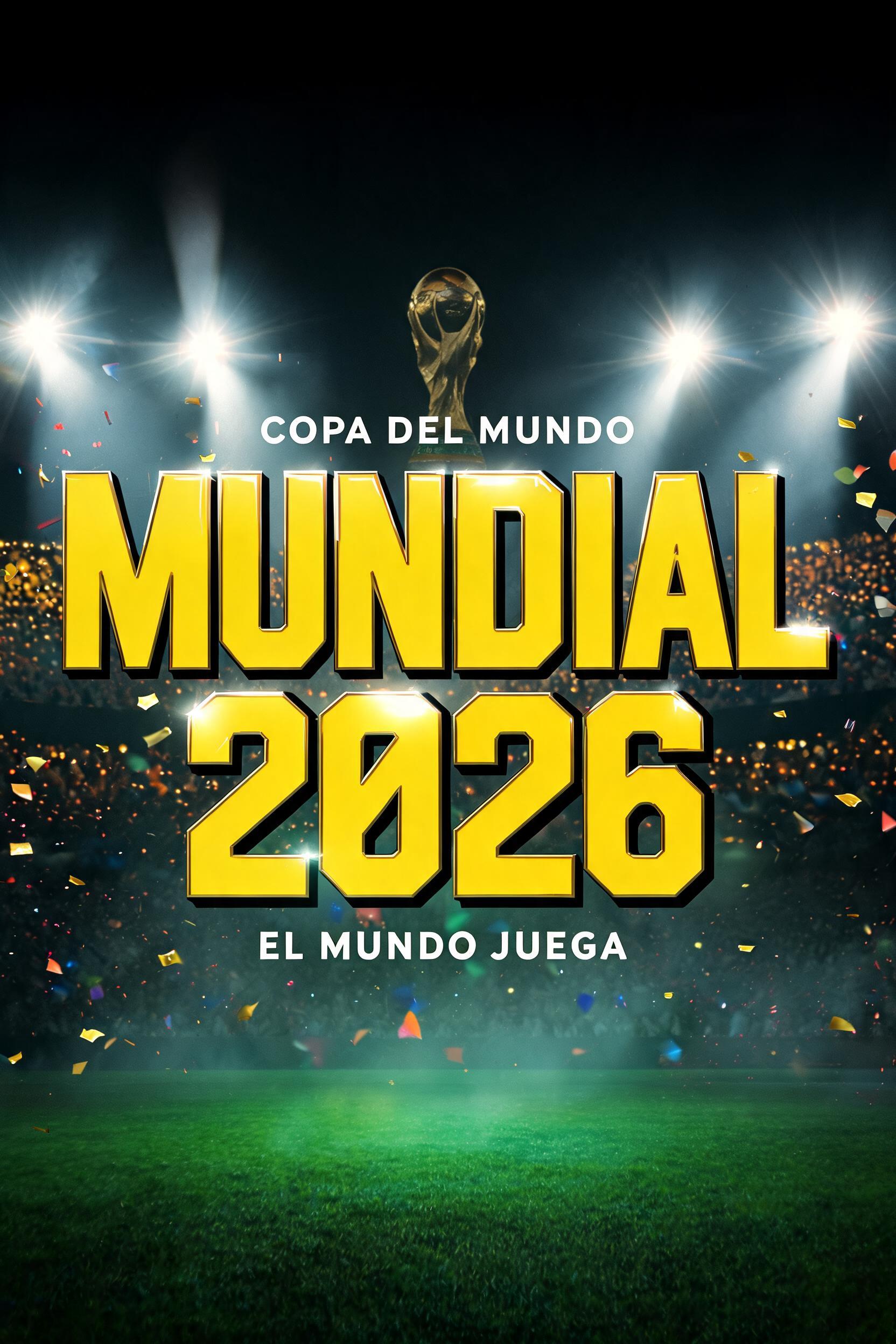 "Mundial
2026
COPA DEL MUNDO
EL MUNDO JUEGA" — Sports Football | AI Text Effect Generator