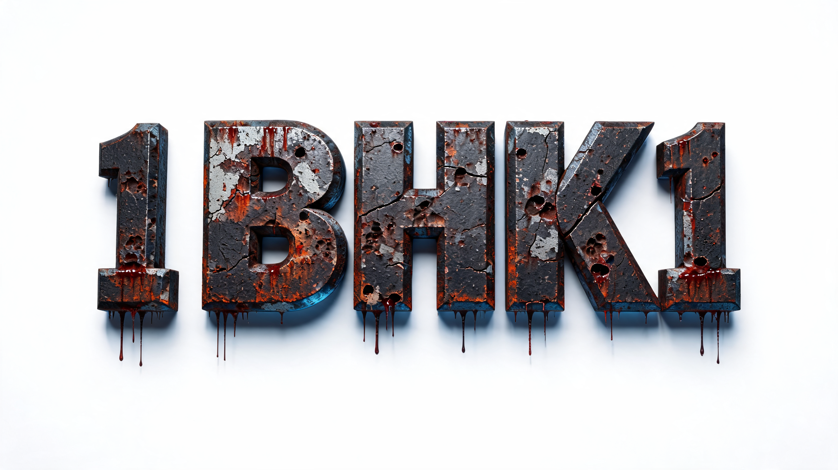 "1 BHK1" — Cinematic Horror | AI Text Effect Generator