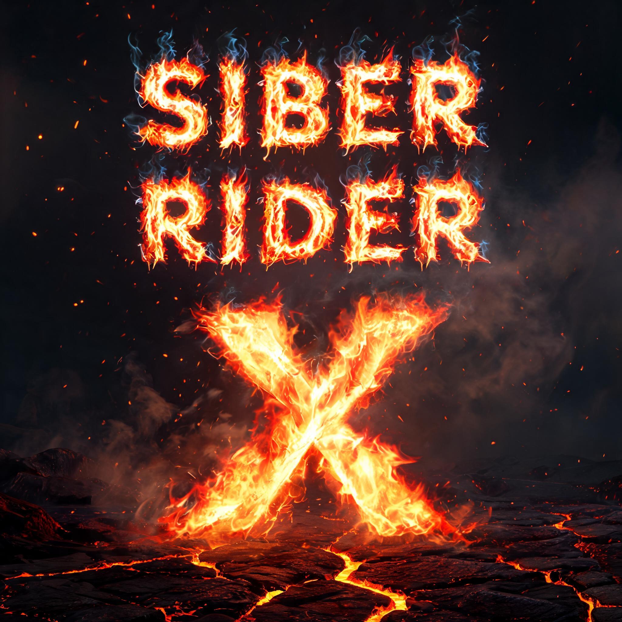 "Siber
Rider
X" — Fire Smoke | AI Text Effect Generator