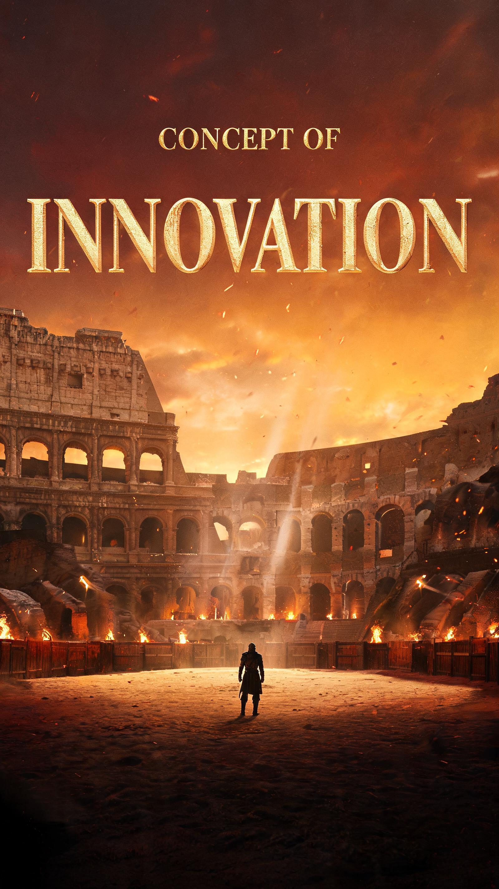 "Concept of Innovation" — Cinematic | AI Text Effect Generator