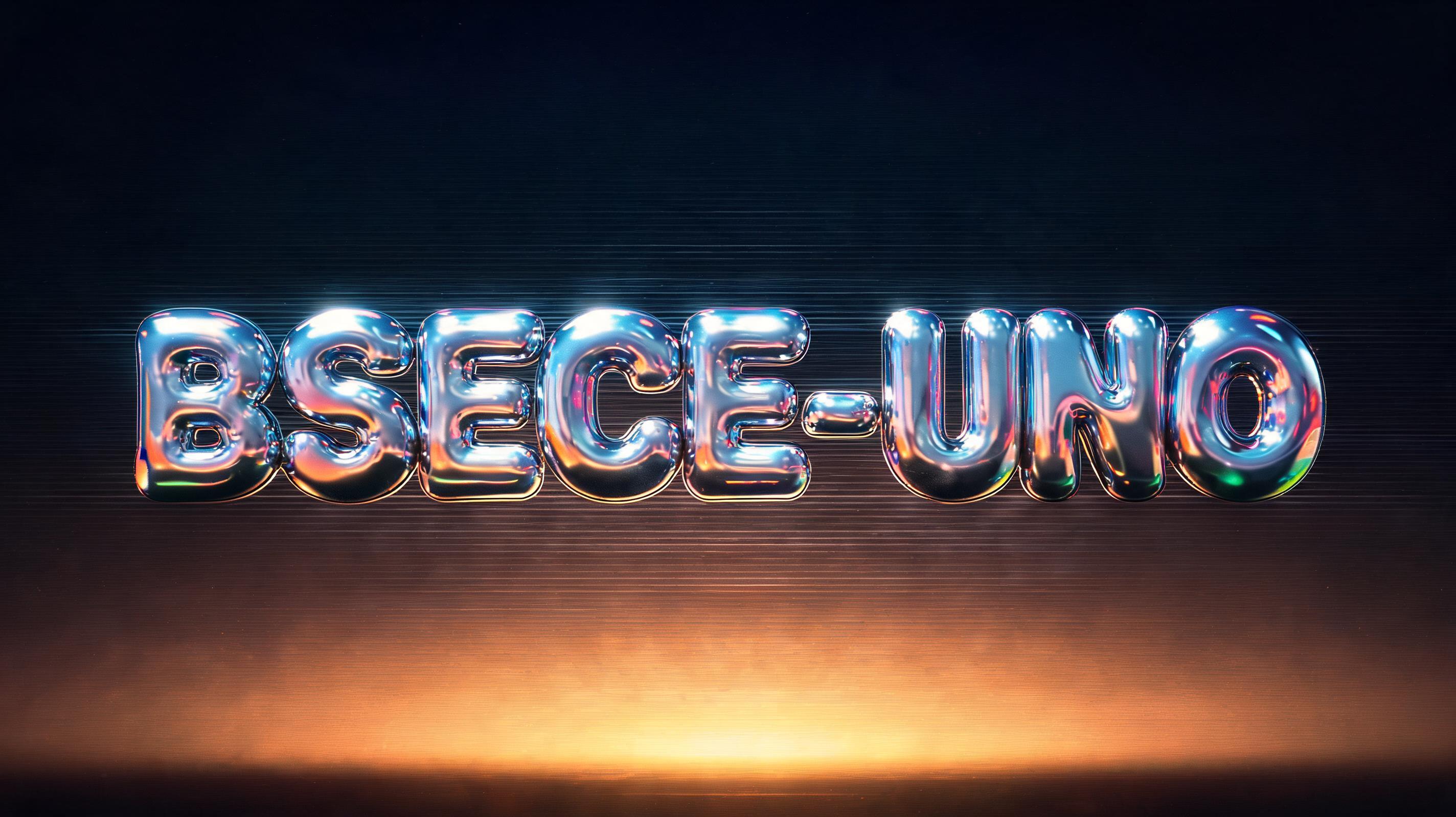 "BSECE-UNO" — Y2k | AI Text Effect Generator