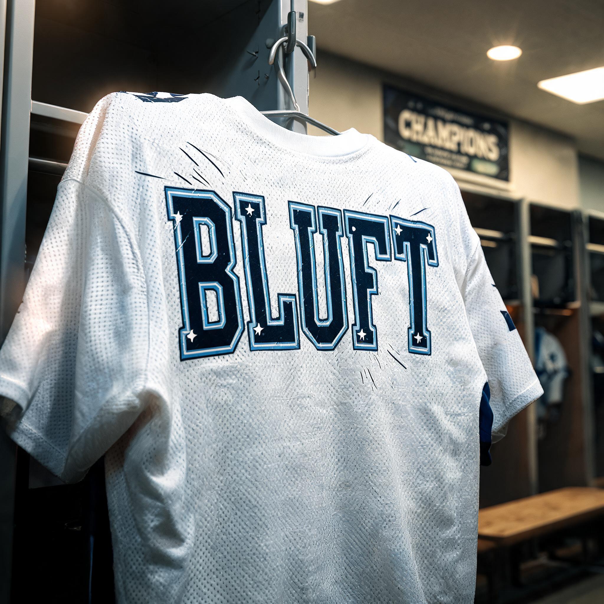 "BLUFT" — Sports | AI Text Effect Generator
