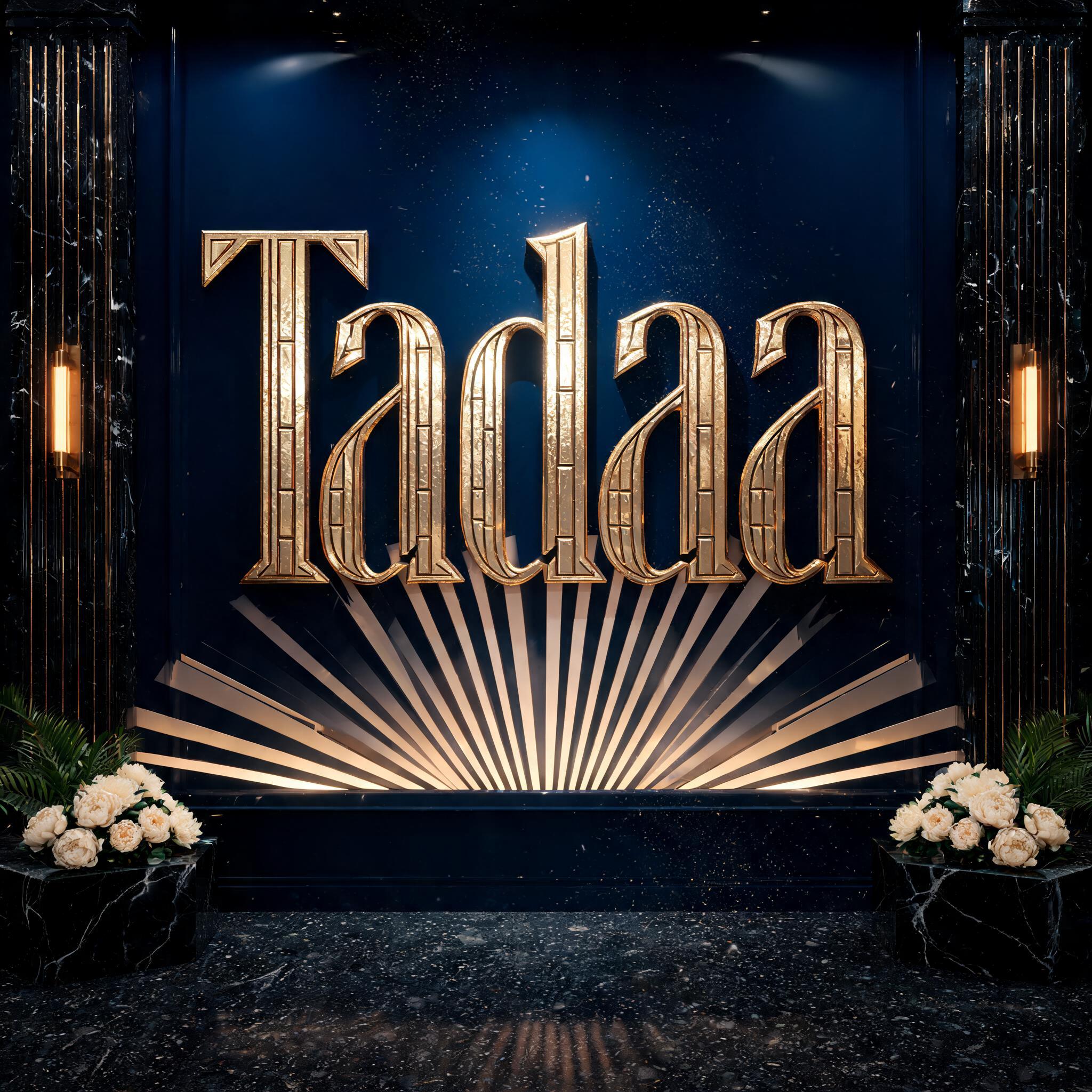 "Tadaa" —  | AI Text Effect Generator