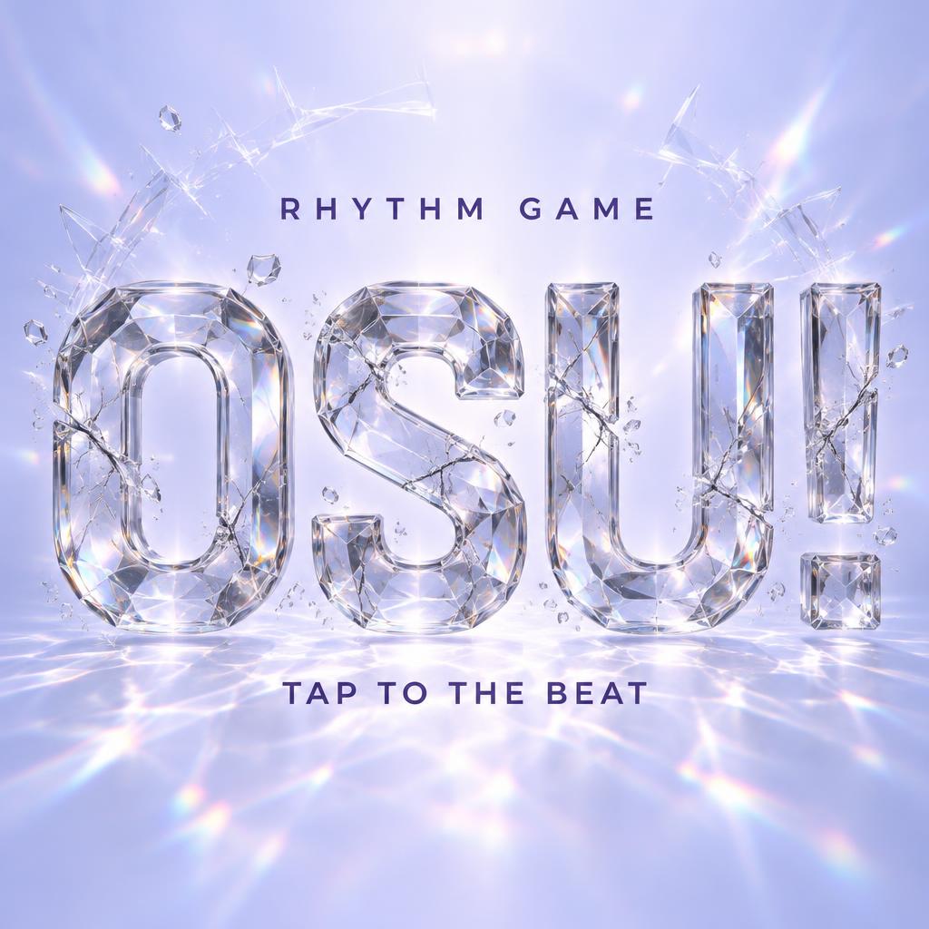 "OSU!
RHYTHM GAME
TAP TO THE BEAT" — Glass | AI Text Effect Generator