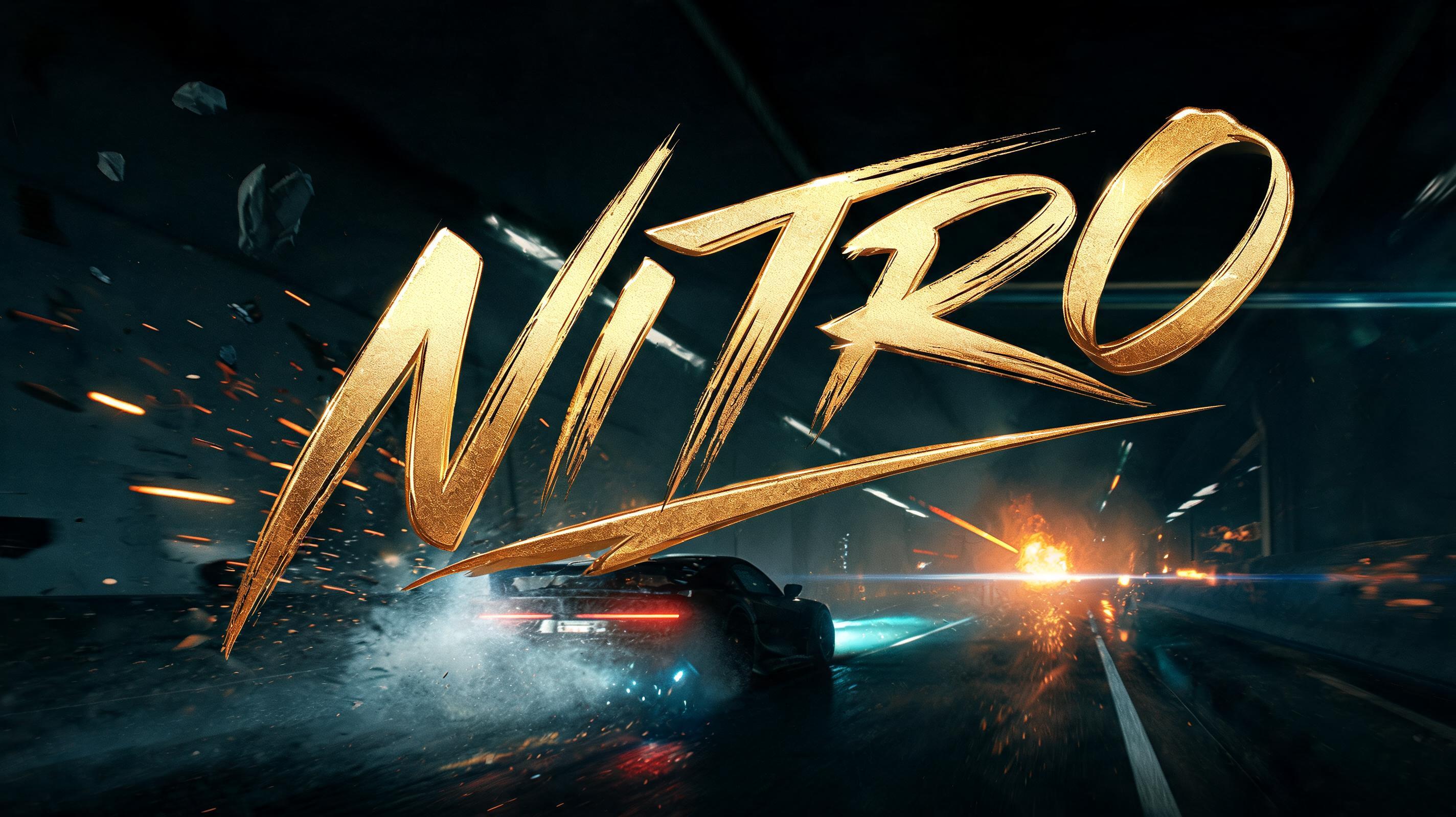 "NITRO" — Cinematic | AI Text Effect Generator