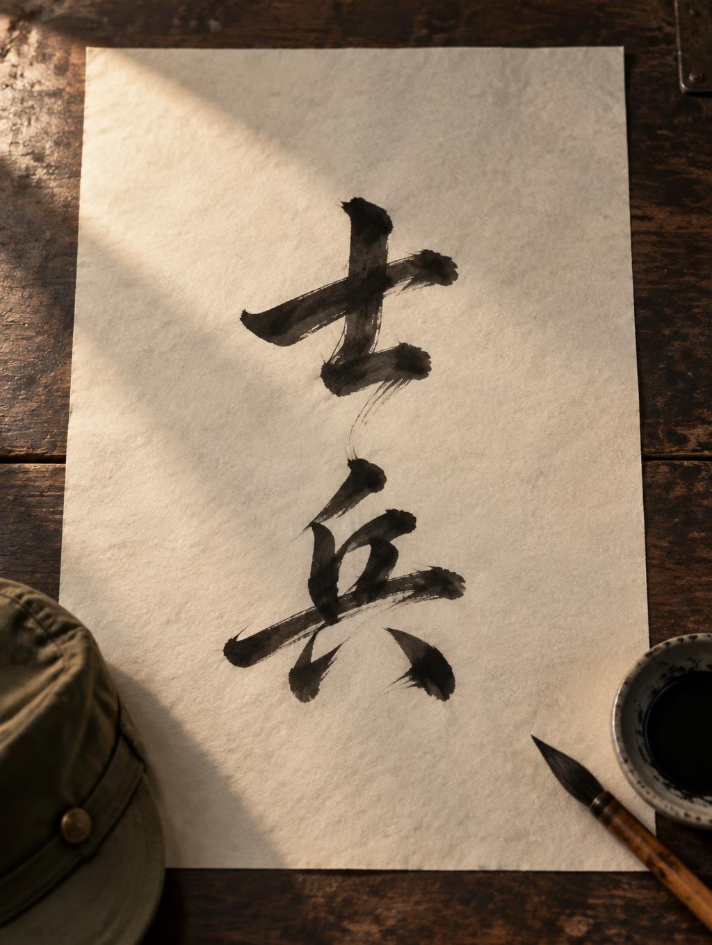 "士兵" —  | AI Text Effect Generator
