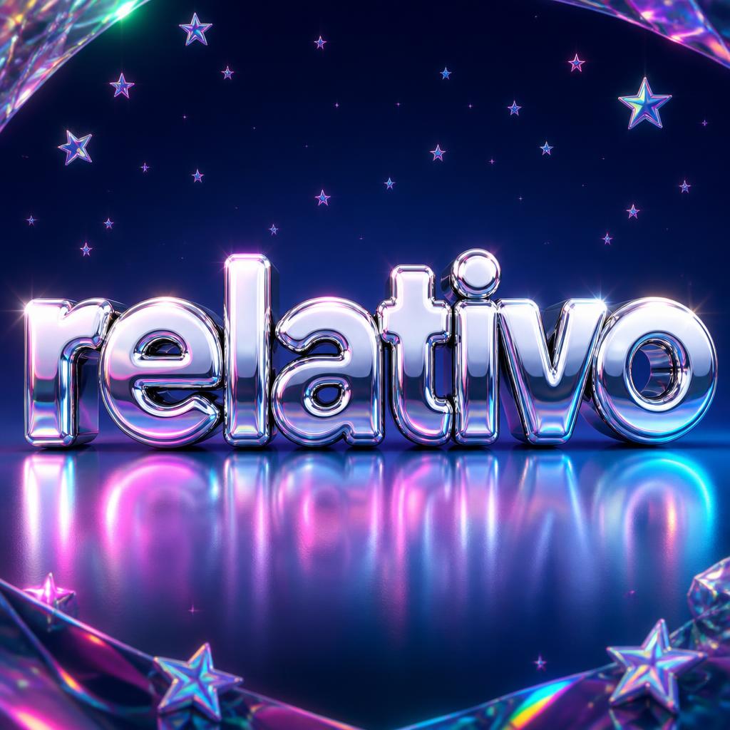 "relativo" — Y2k | AI Text Effect Generator