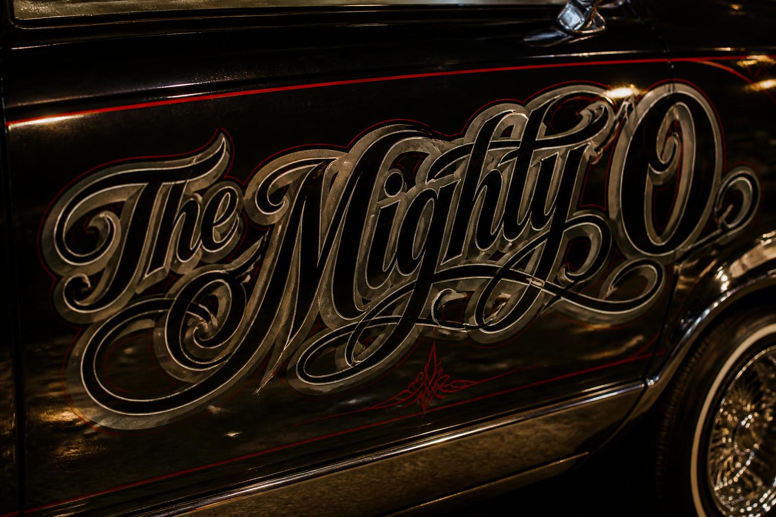 "The Mighty O" — Chicano | AI Text Effect Generator
