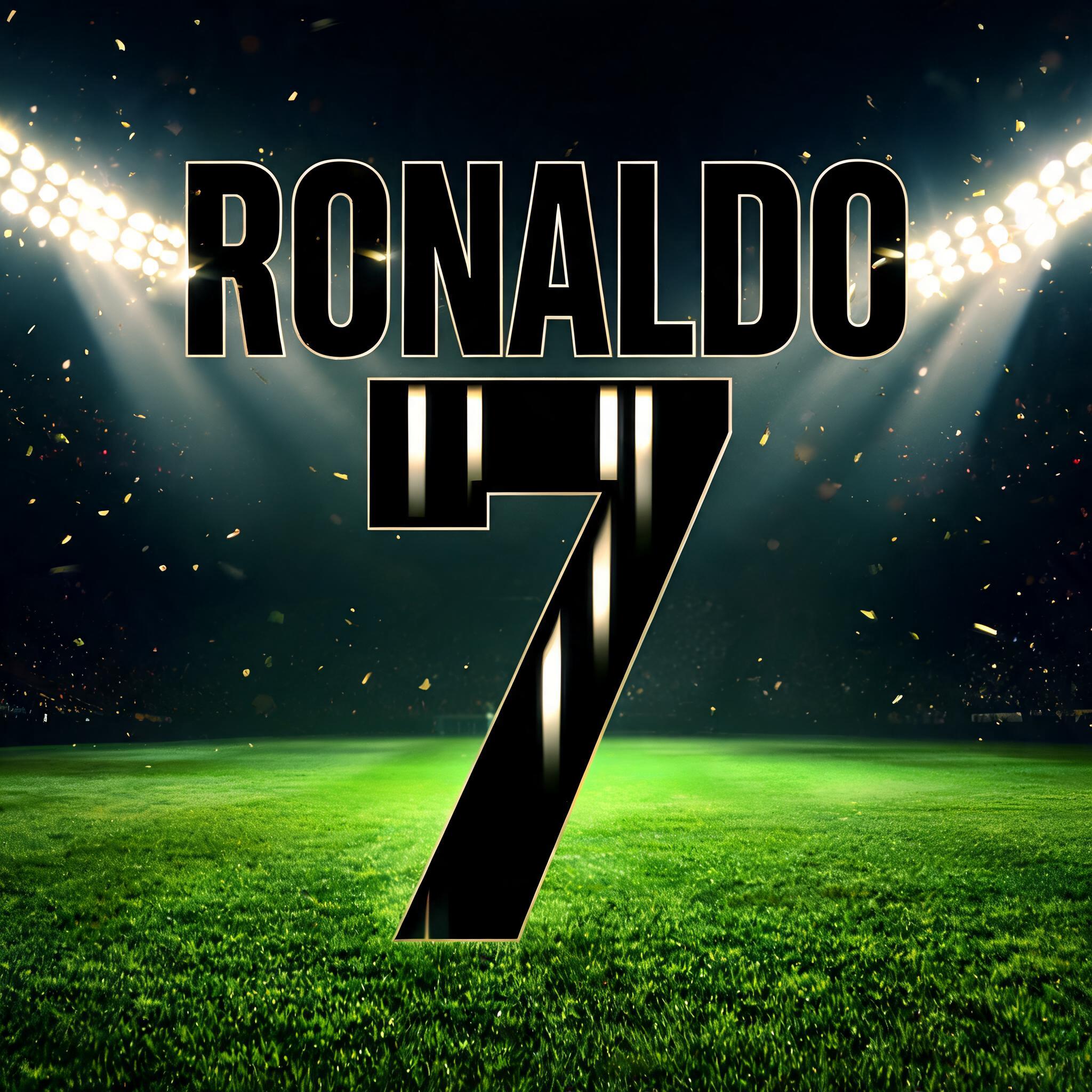 "RONALDO
7" — Sports Football | AI Text Effect Generator