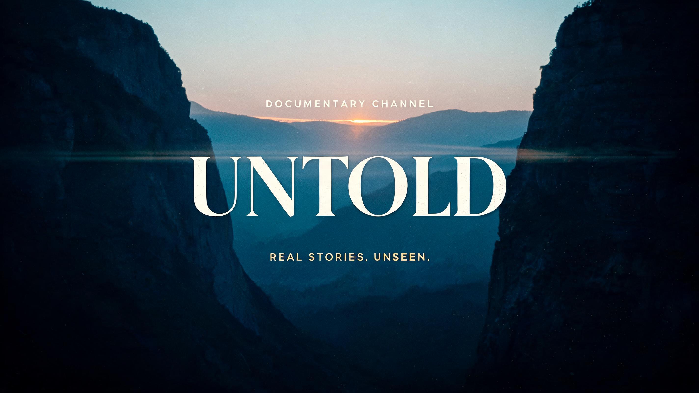 "I need a YouTube intro title for my documentary channel Untold" — Cinematic Netflix | AI Text Effect Generator