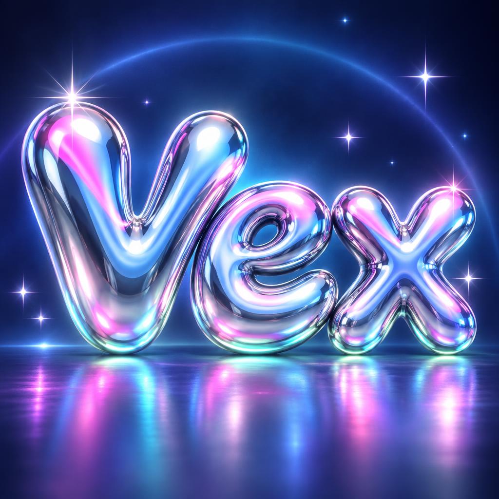 "Vex" — Y2k | AI Text Effect Generator