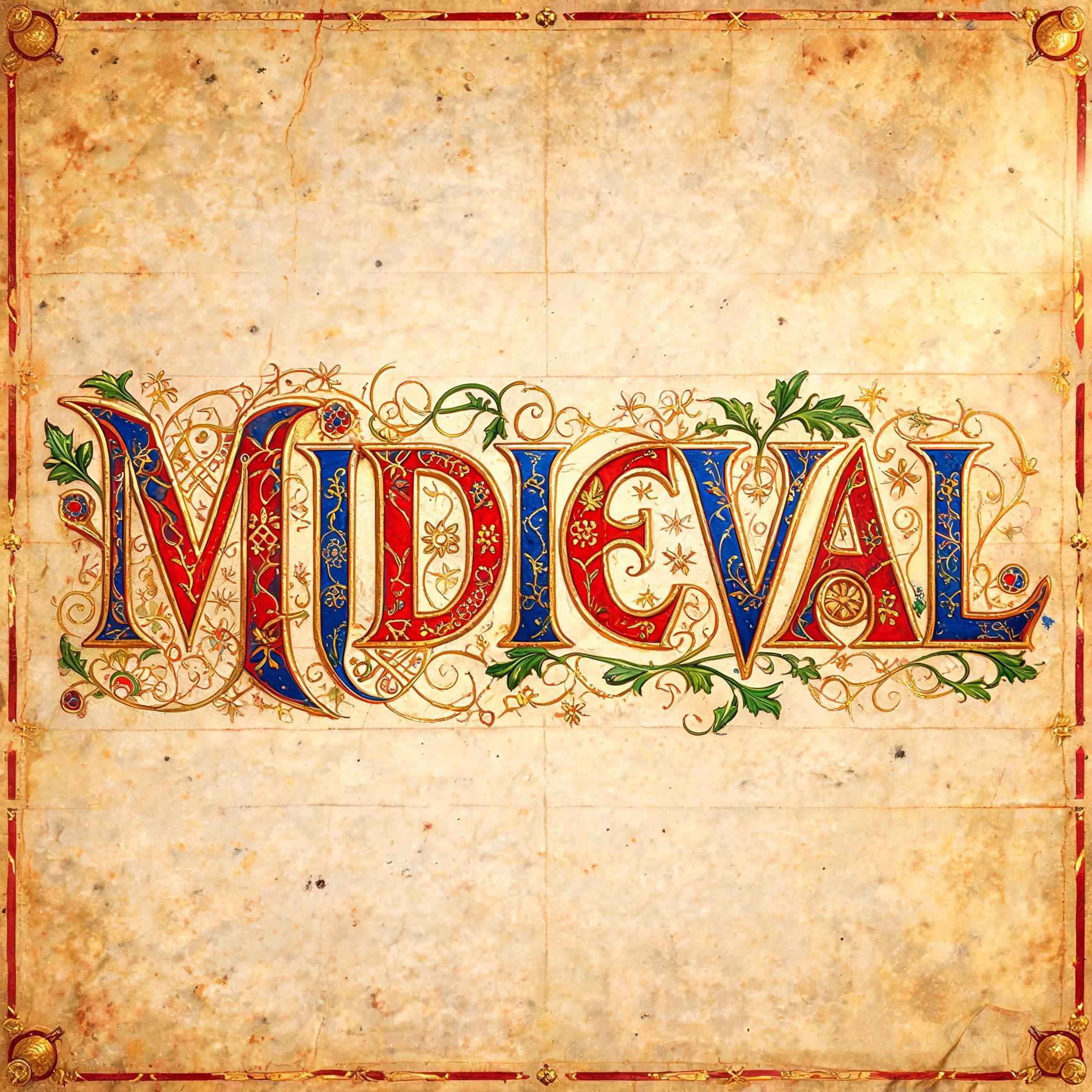 "MIDIEVAL" — Medieval | AI Text Effect Generator