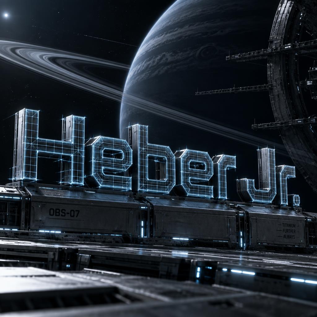 "Heber Jr." — Cinematic Scifi | AI Text Effect Generator