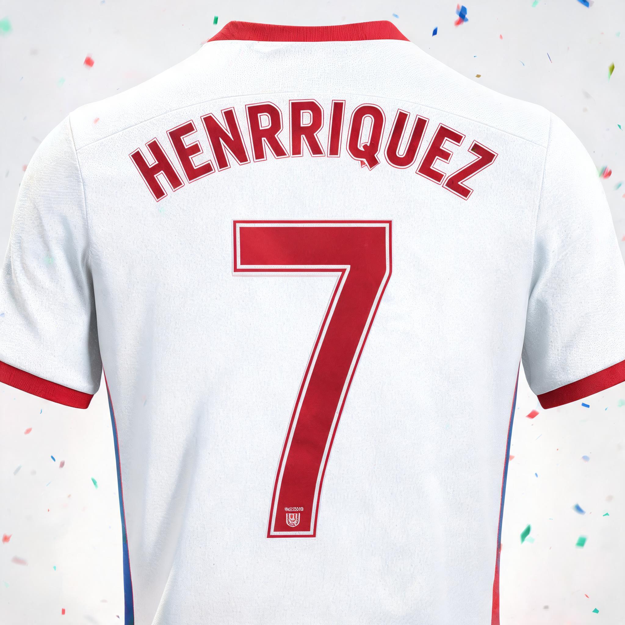 "HENRRIQUEZ
7" — Sports Football | AI Text Effect Generator