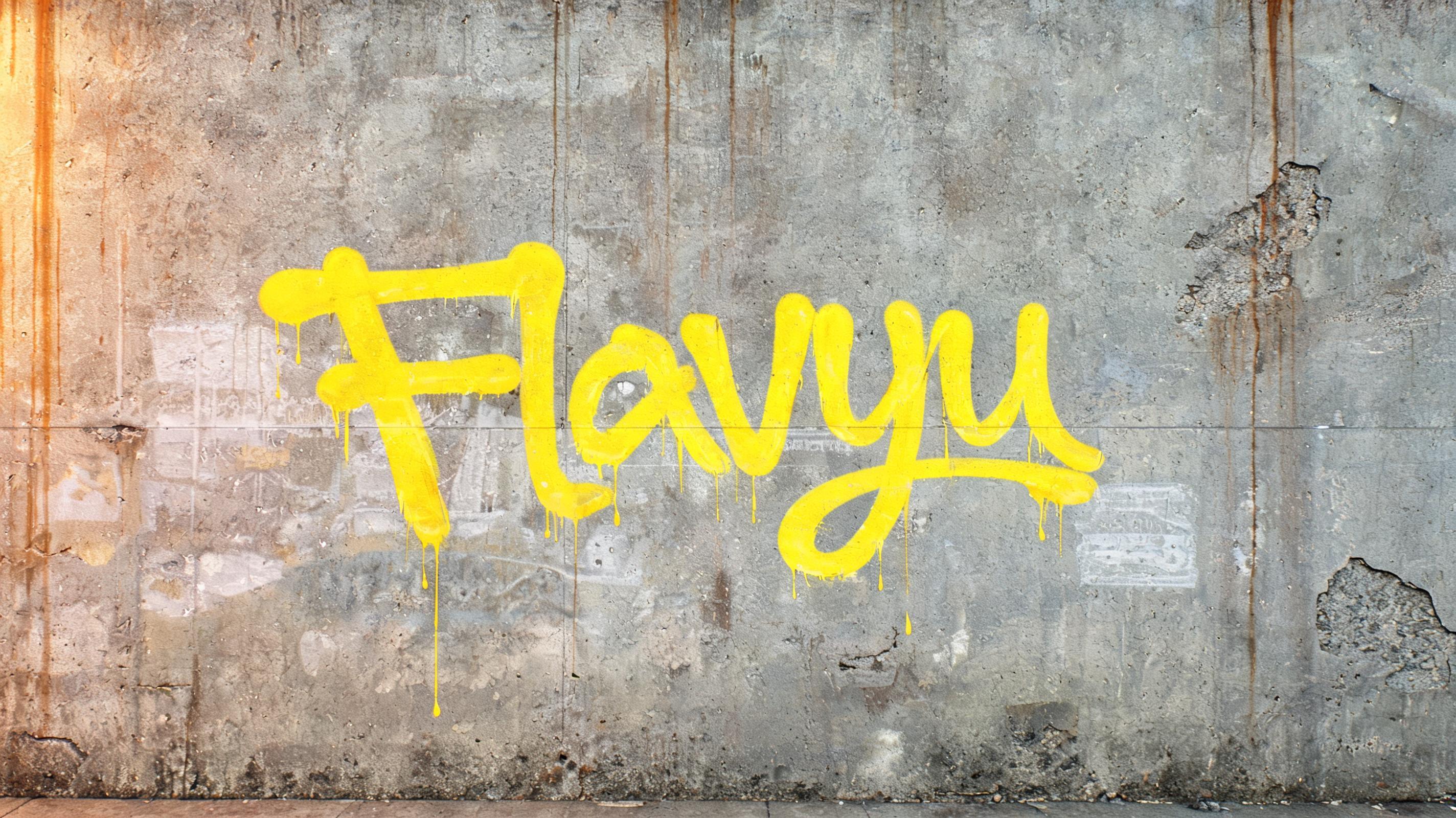 "Flavyu" —  | AI Text Effect Generator