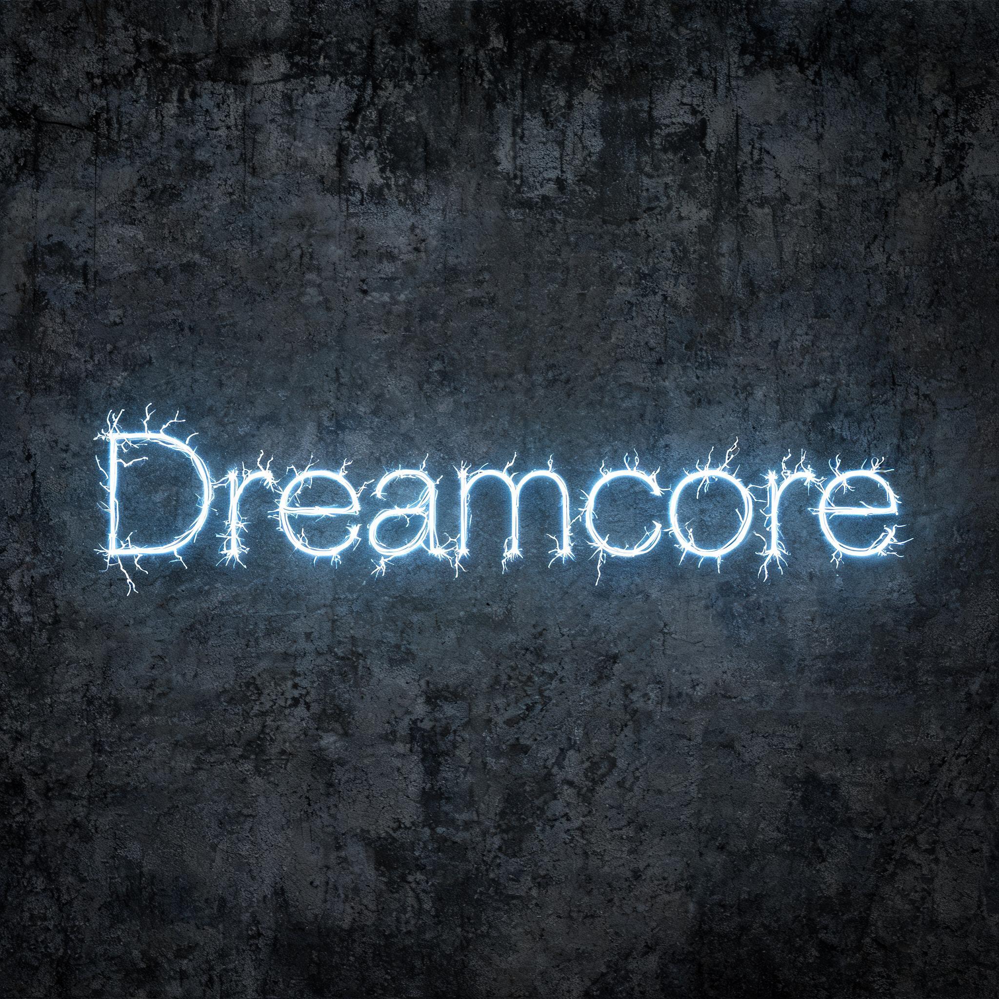 "Dreamcore" — Neon Sign | AI Text Effect Generator