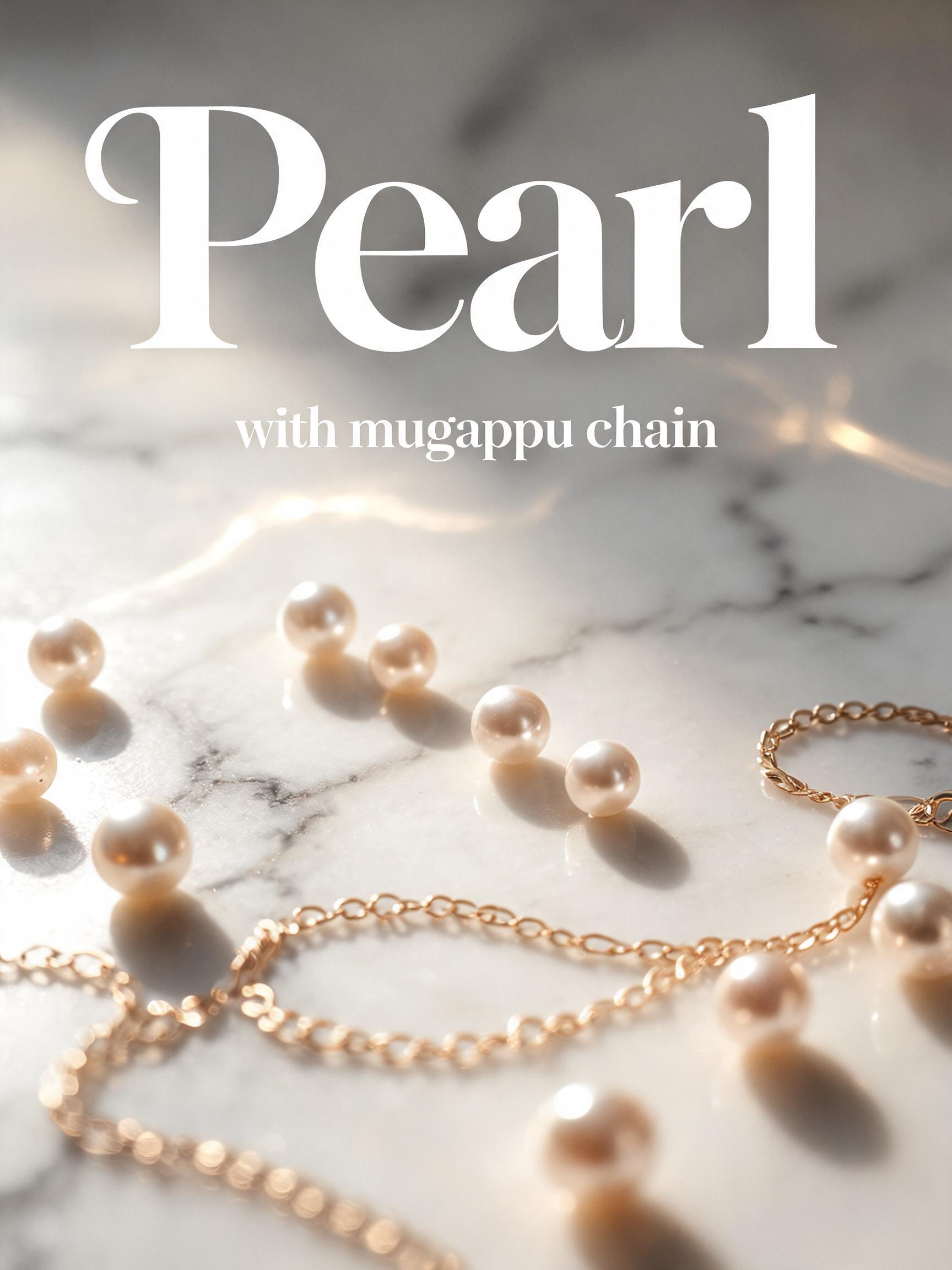 "Pearl with mugappu chain" — Cinematic | AI Text Effect Generator
