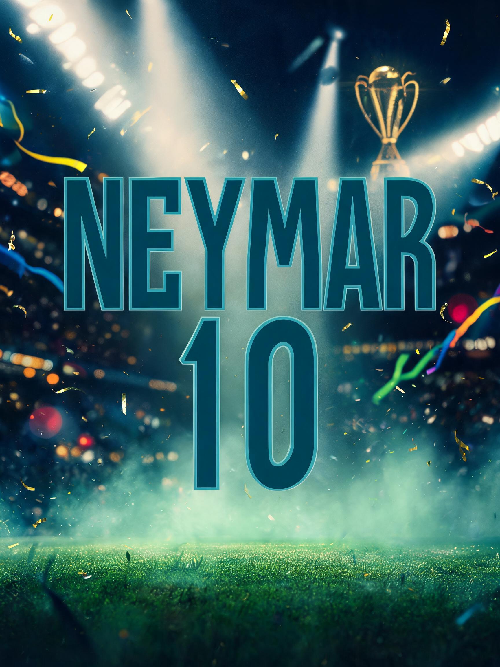 "NEYMAR
10" — Sports Football | AI Text Effect Generator