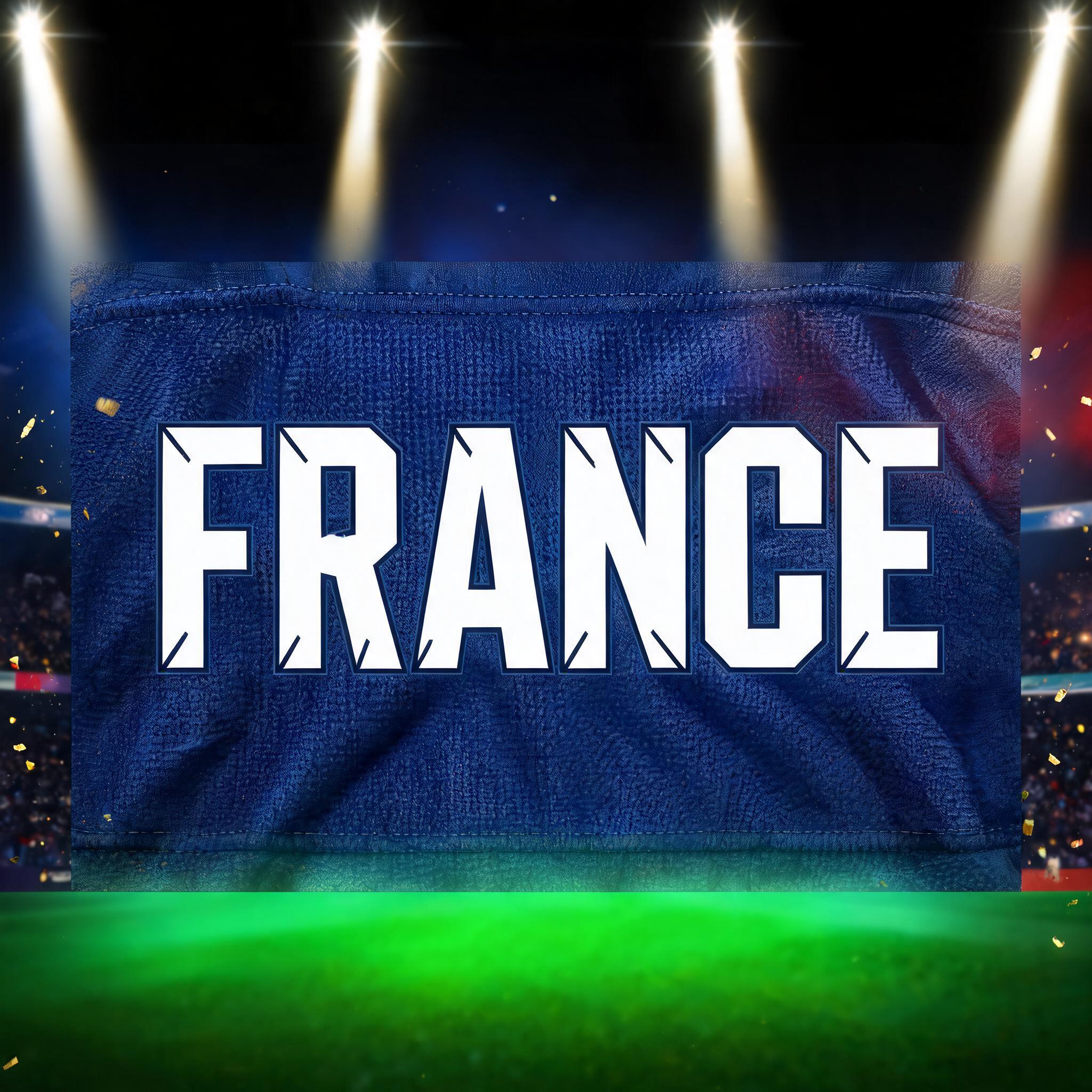 "FRANCE" — Sports Football | AI Text Effect Generator