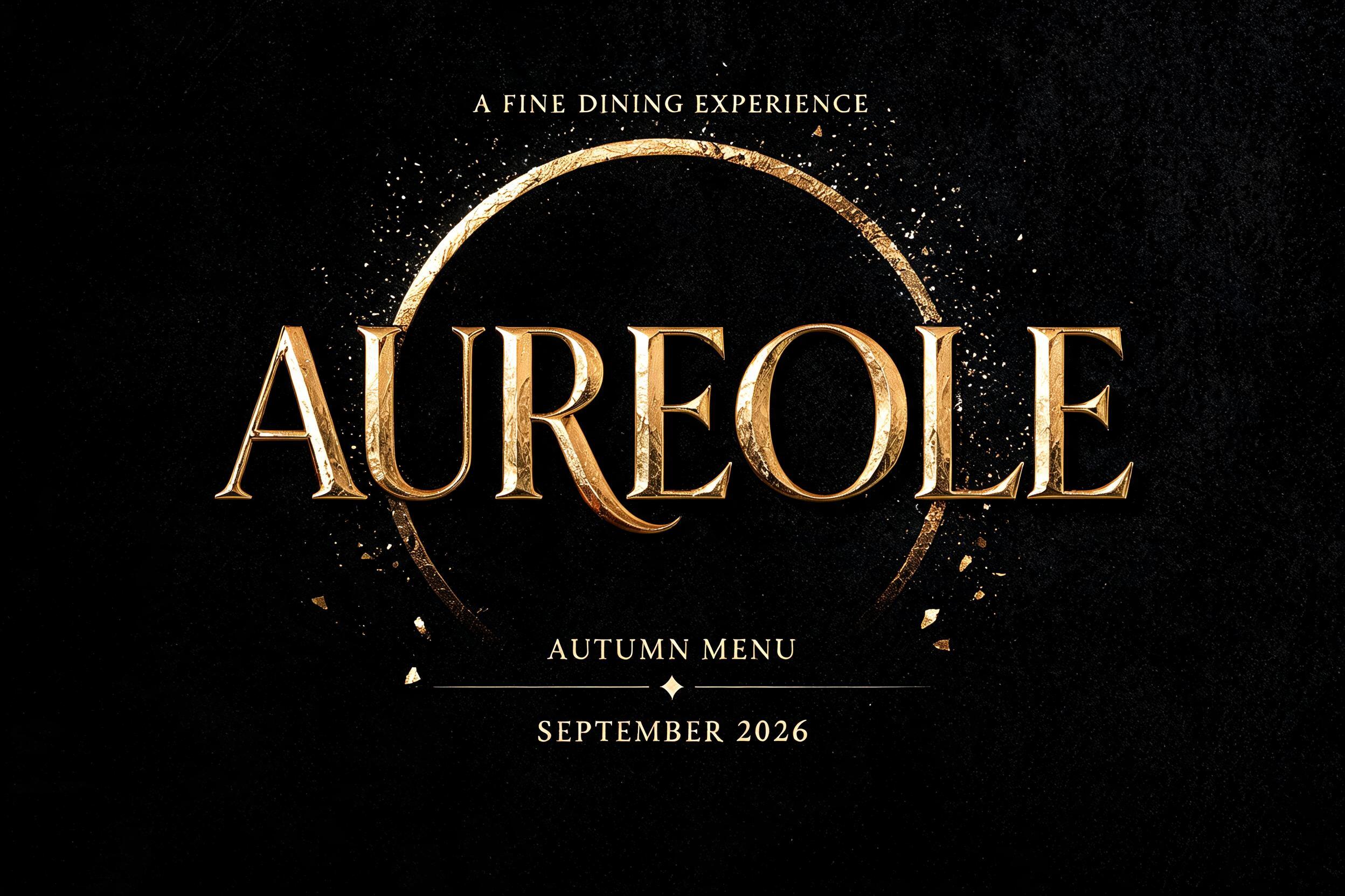 AUREOLE
A FINE DINING EXPERIENCE
AUTUMN MENU
SEPTEMBER 2026